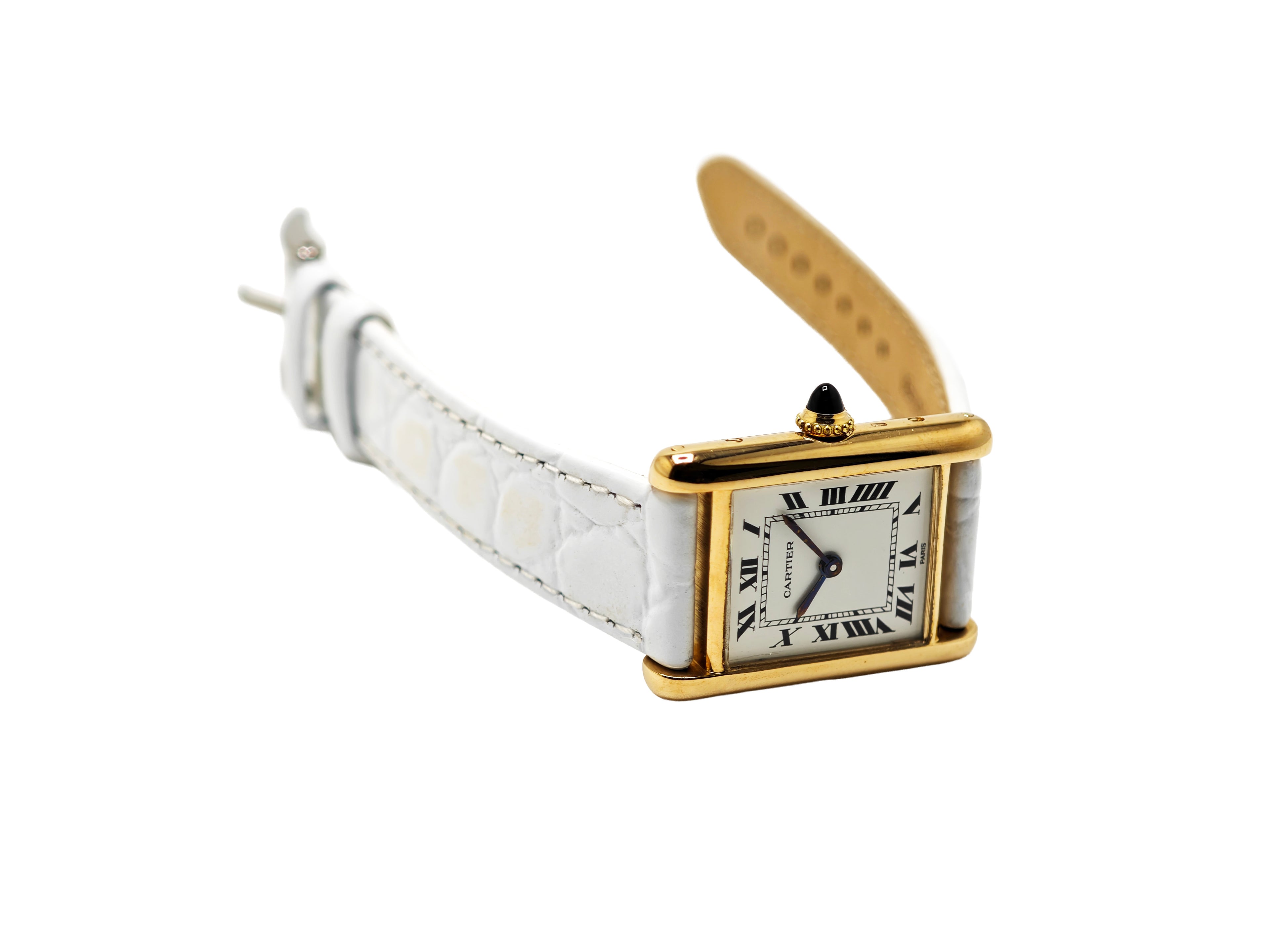 タンク ルイ カルティエ SM PARIS文字盤 Ref.78087 / TANK LOUIS CARTIER Cal.78-1(cal.2512-1)