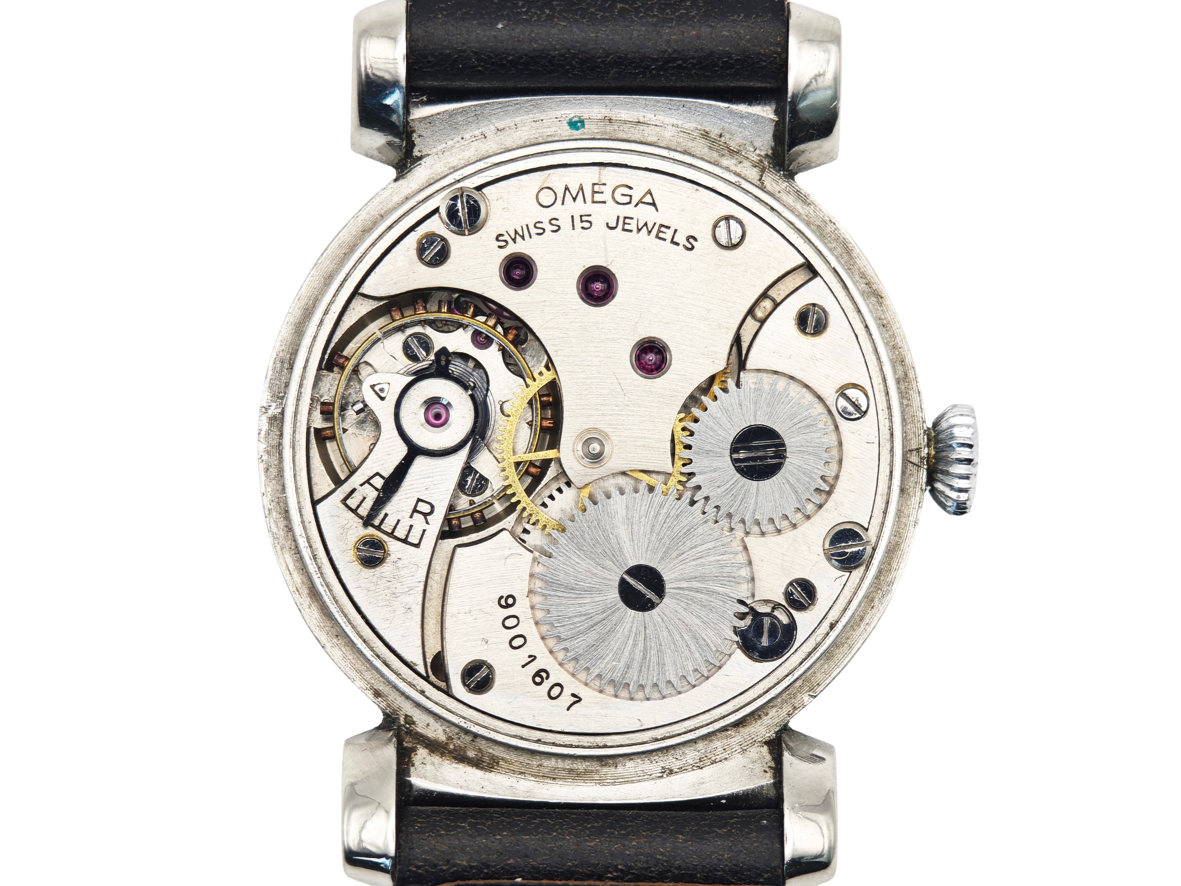 オメガ ポーセリン スカラベケース / OMEGA SCARAB Porcelain Dial Cal.26.5 SOB T2