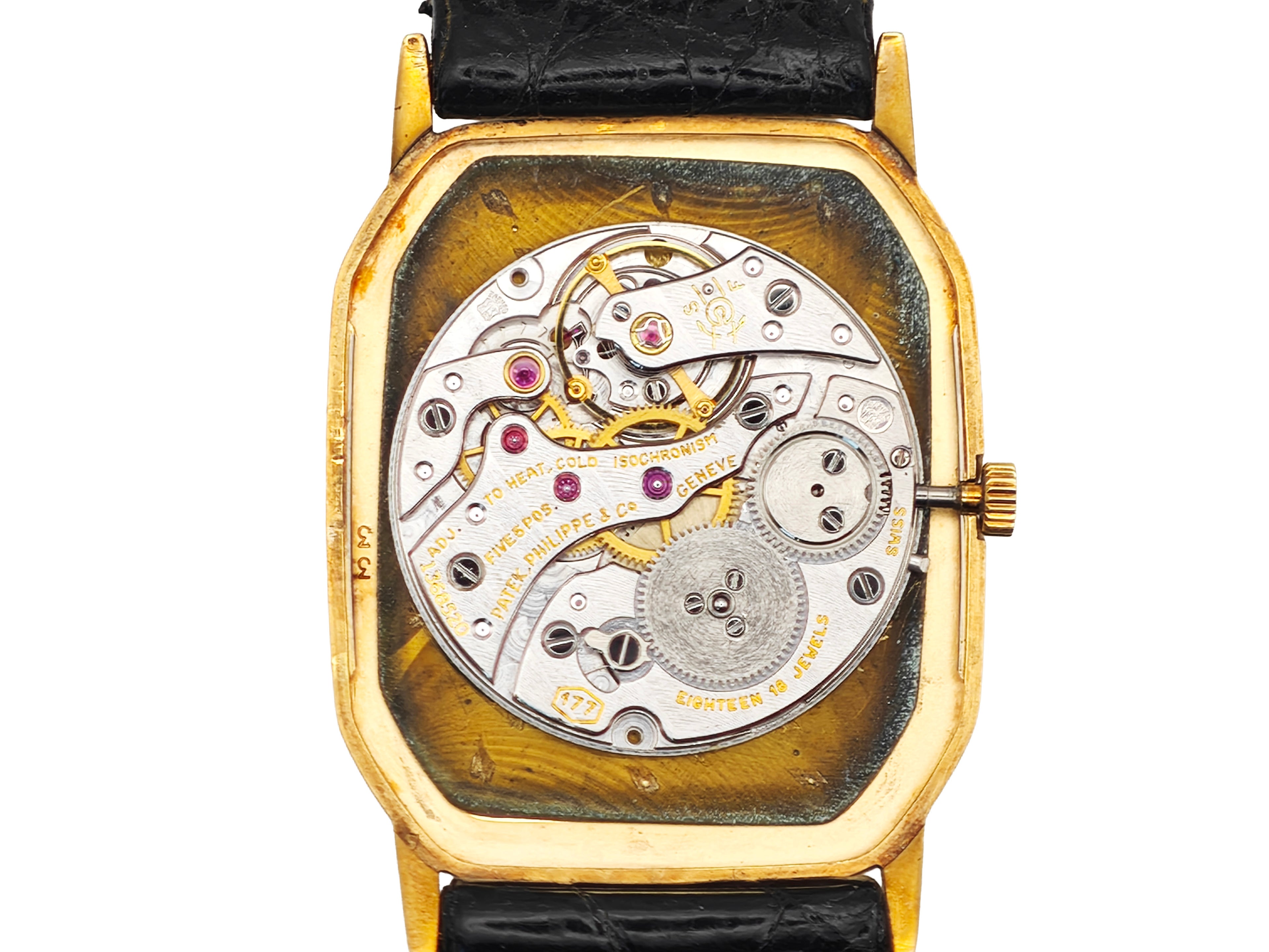 パテックフィリップ ゴンドーロ ベイヤーWネーム / PATEK PHILIPPE Gondolo Cal.177 1985&