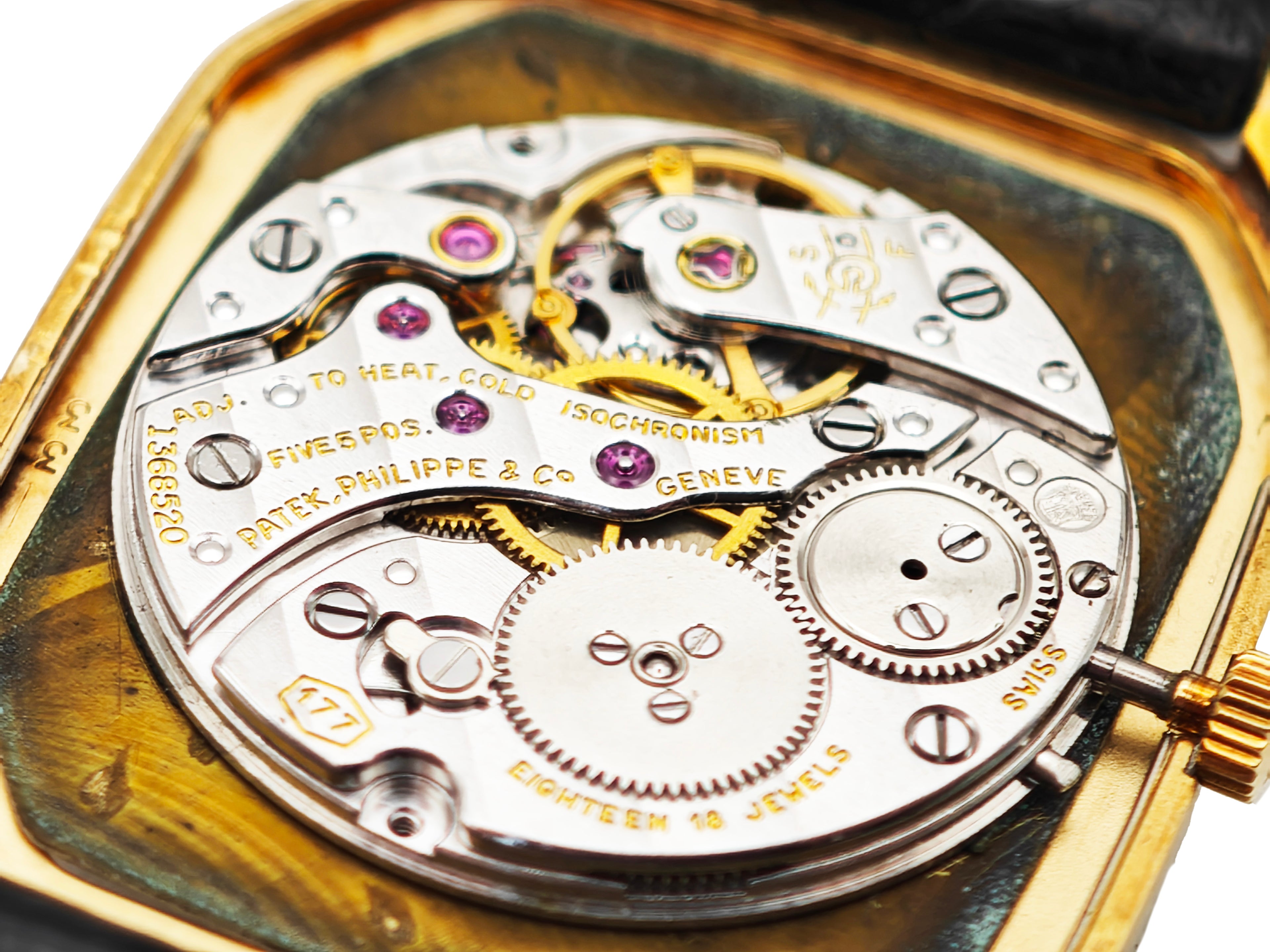 パテックフィリップ ゴンドーロ ベイヤーWネーム / PATEK PHILIPPE Gondolo Cal.177 1985&