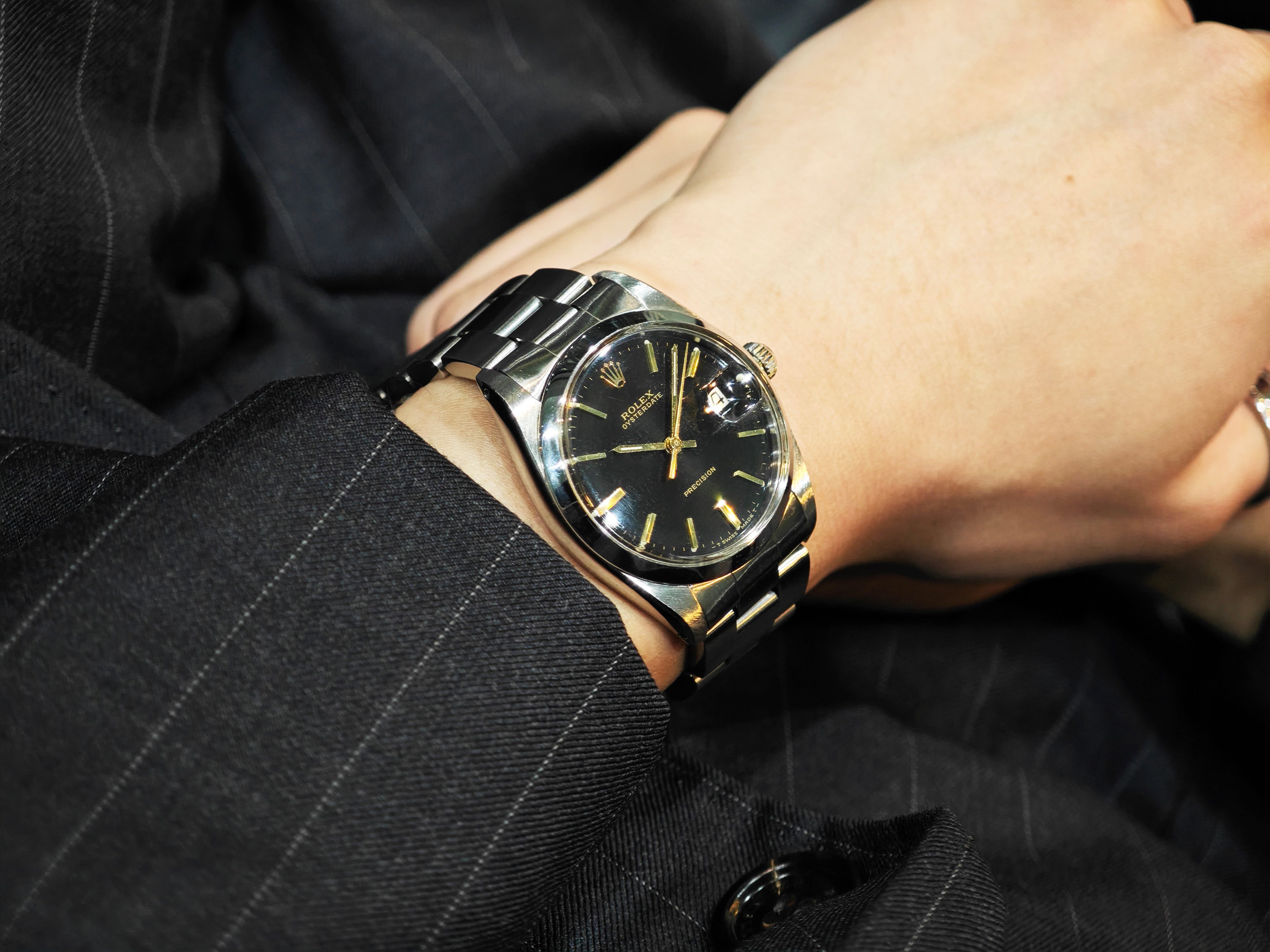 ロレックス オイスターデイト 黒 Ref.6694 / ROLEX OYSTER DATE Black