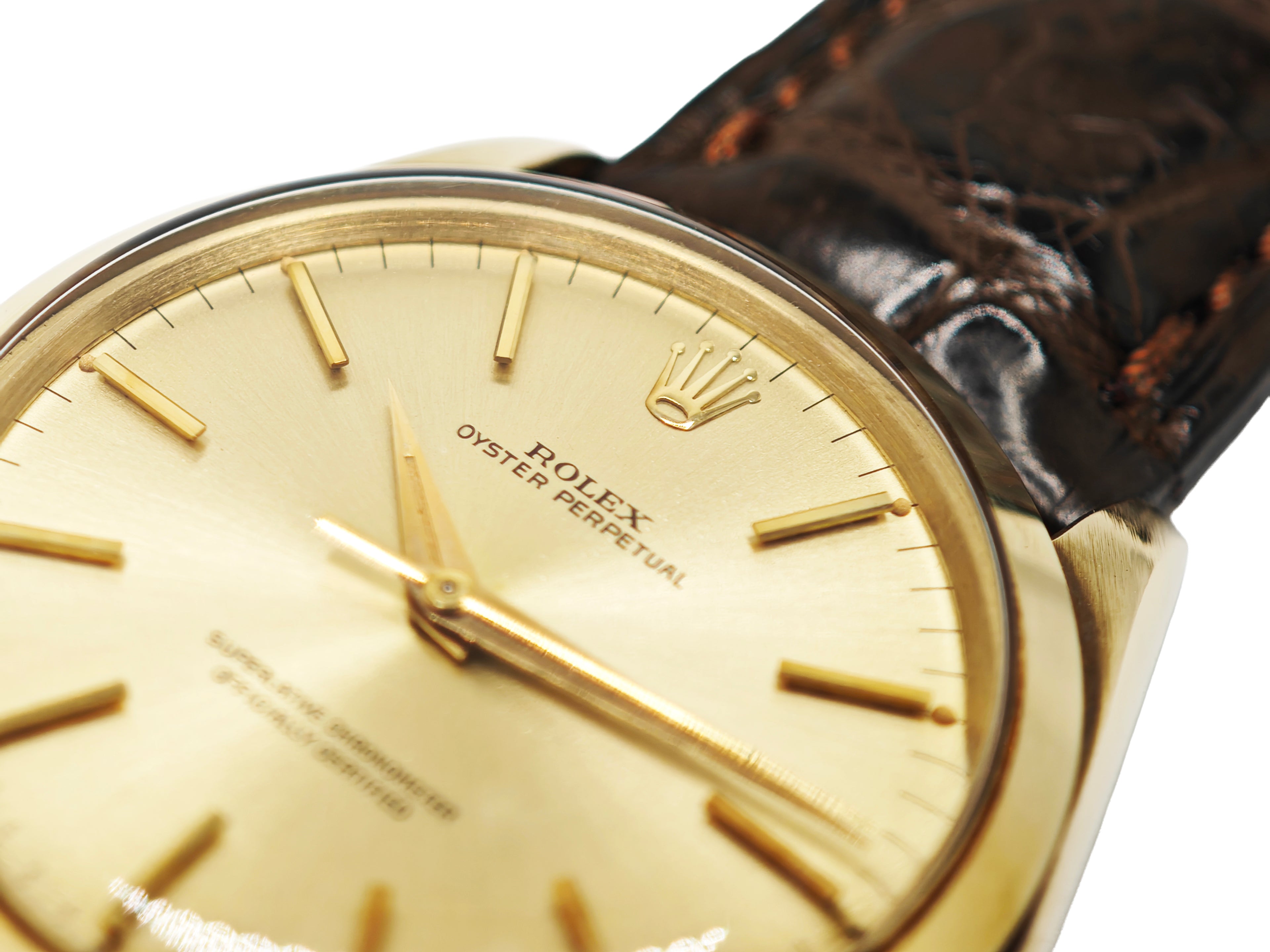 ロレックス オイスターパーペチュアル34 14金無垢 / ROLEX Oyster Perpetual 14K solidgold Ref.1002