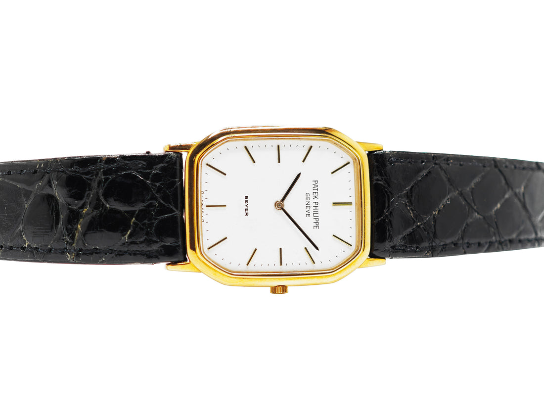 パテックフィリップ ゴンドーロ ベイヤーWネーム / PATEK PHILIPPE Gondolo Cal.177 1985&