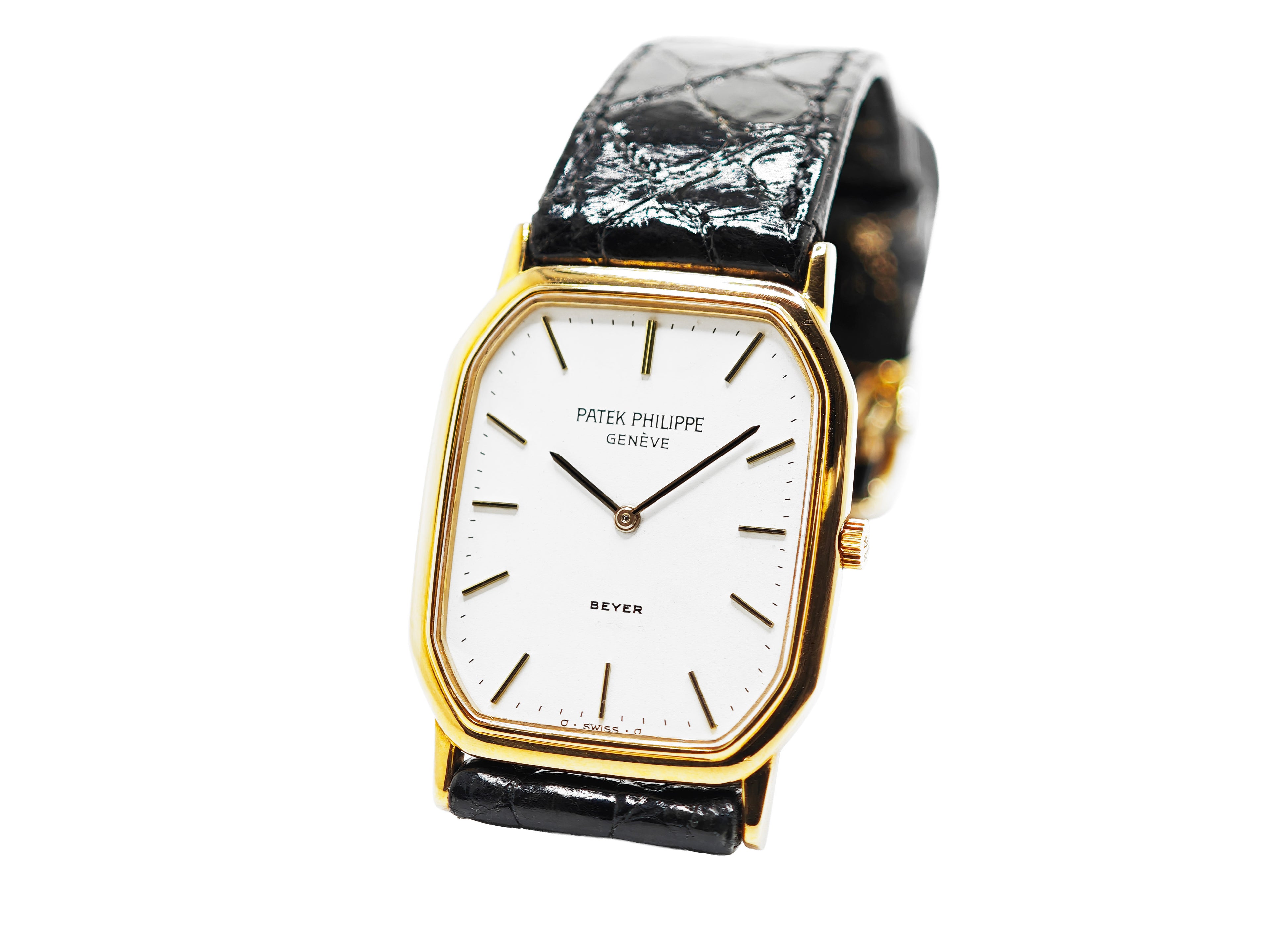 パテックフィリップ ゴンドーロ ベイヤーWネーム / PATEK PHILIPPE Gondolo Cal.177 1985&