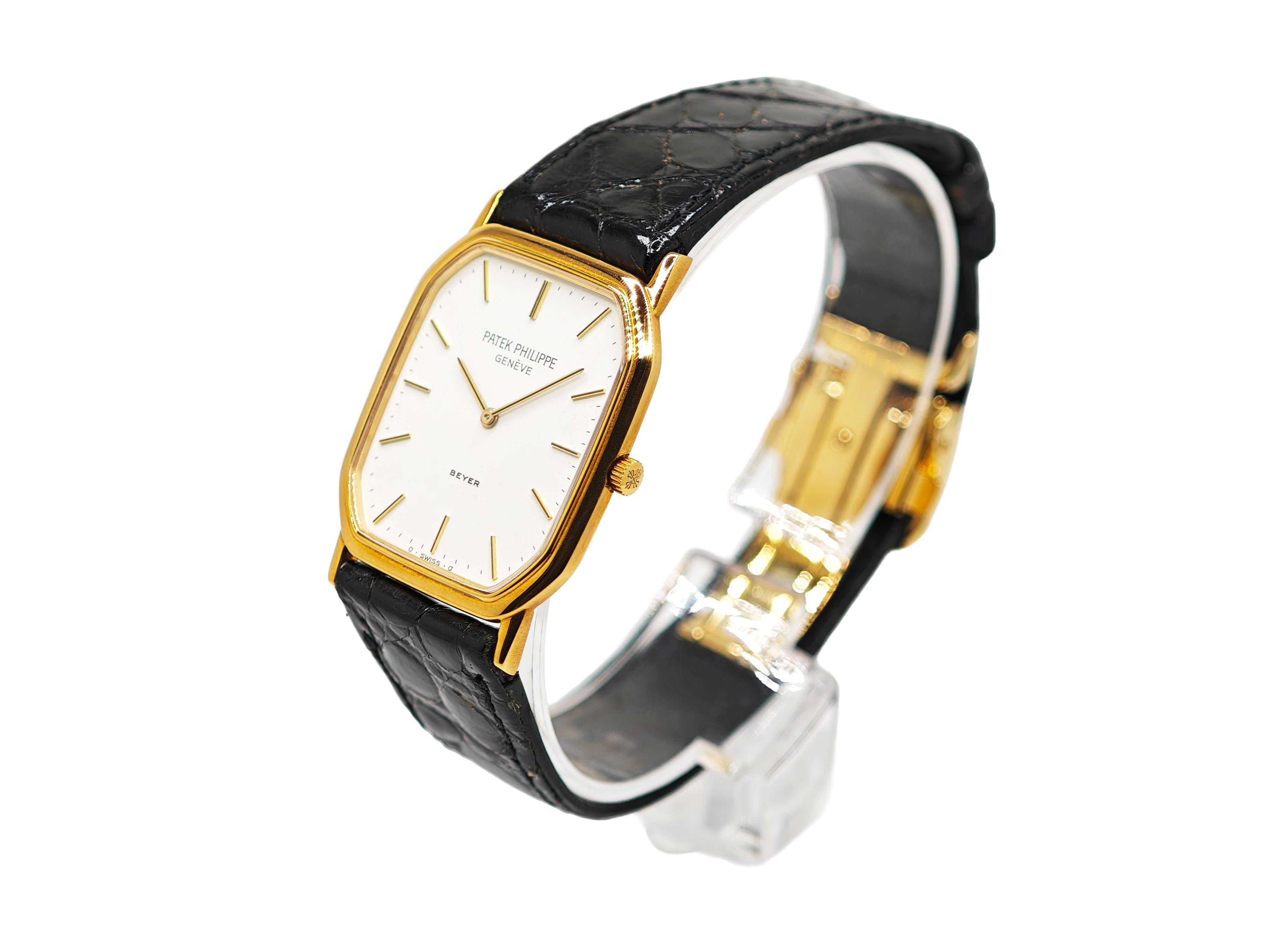 パテックフィリップ ゴンドーロ ベイヤーWネーム / PATEK PHILIPPE Gondolo Cal.177 1985&