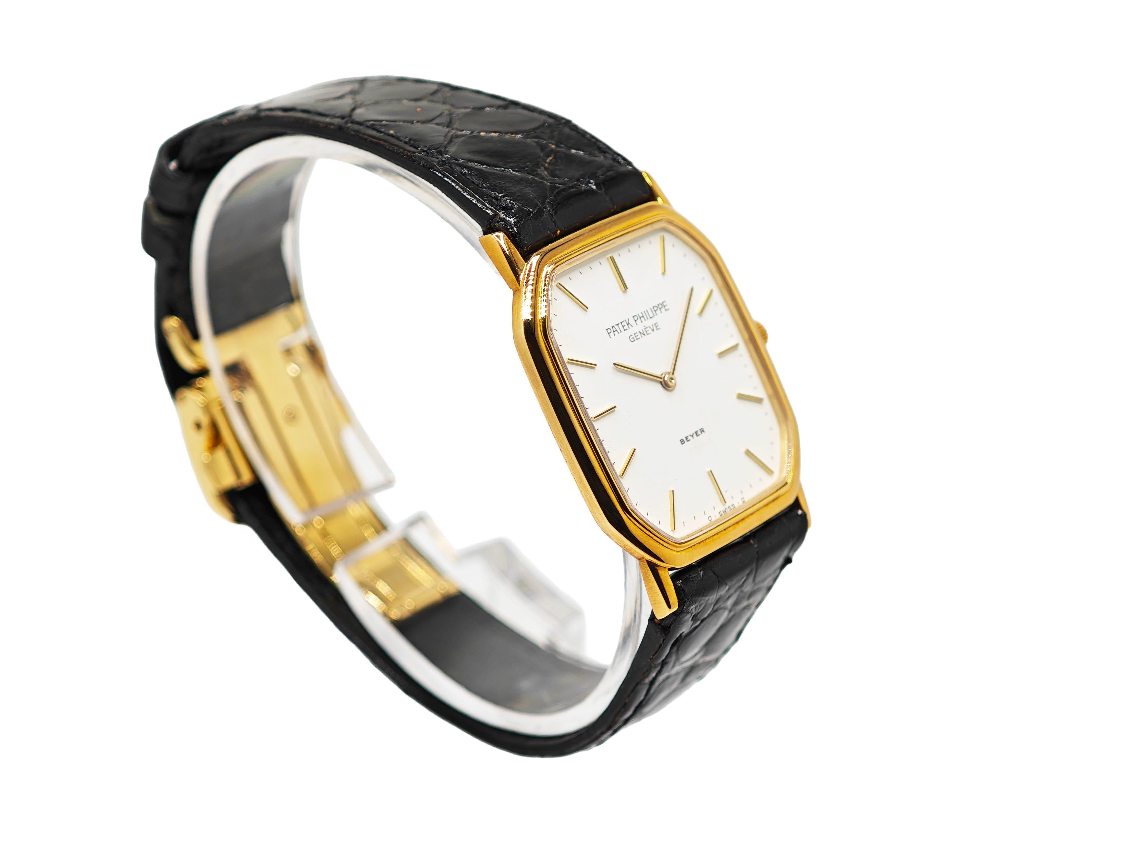 パテックフィリップ ゴンドーロ ベイヤーWネーム / PATEK PHILIPPE Gondolo Cal.177 1985&