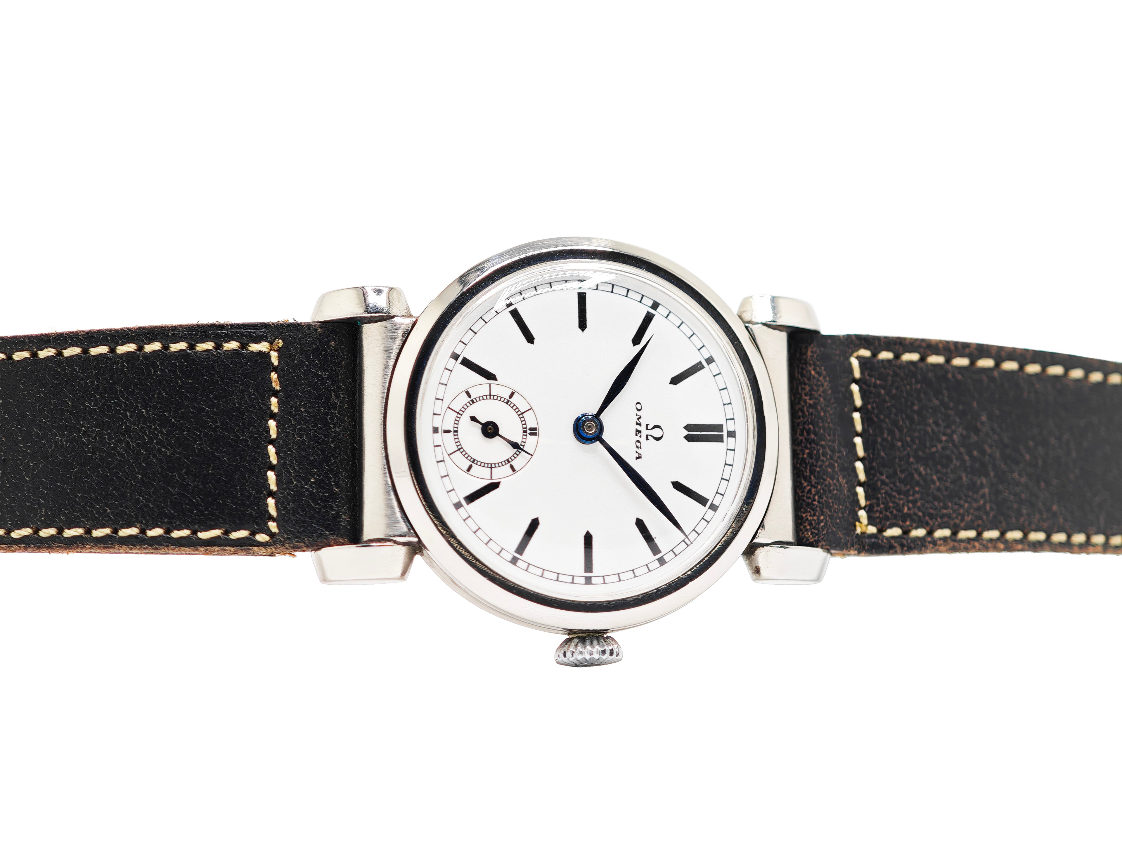 オメガ ポーセリン スカラベケース / OMEGA SCARAB Porcelain Dial Cal.26.5 SOB T2