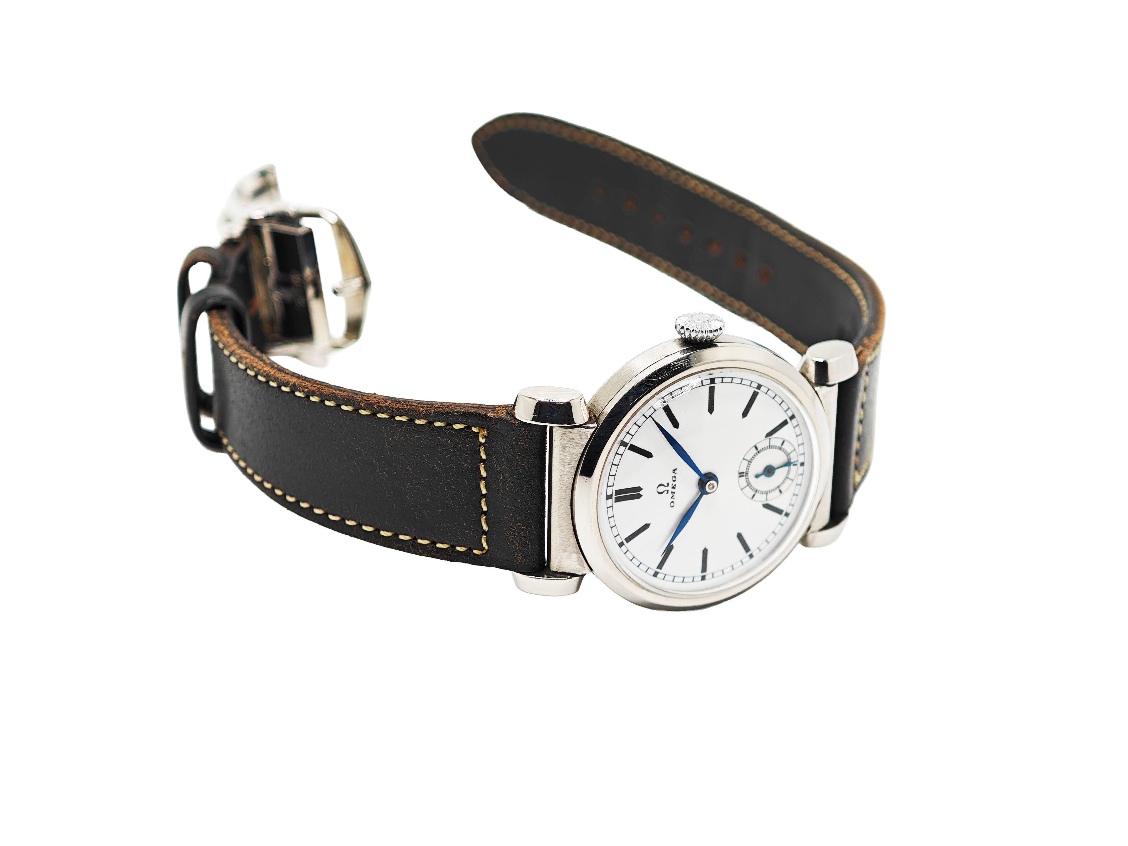 オメガ ポーセリン スカラベケース / OMEGA SCARAB Porcelain Dial Cal.26.5 SOB T2