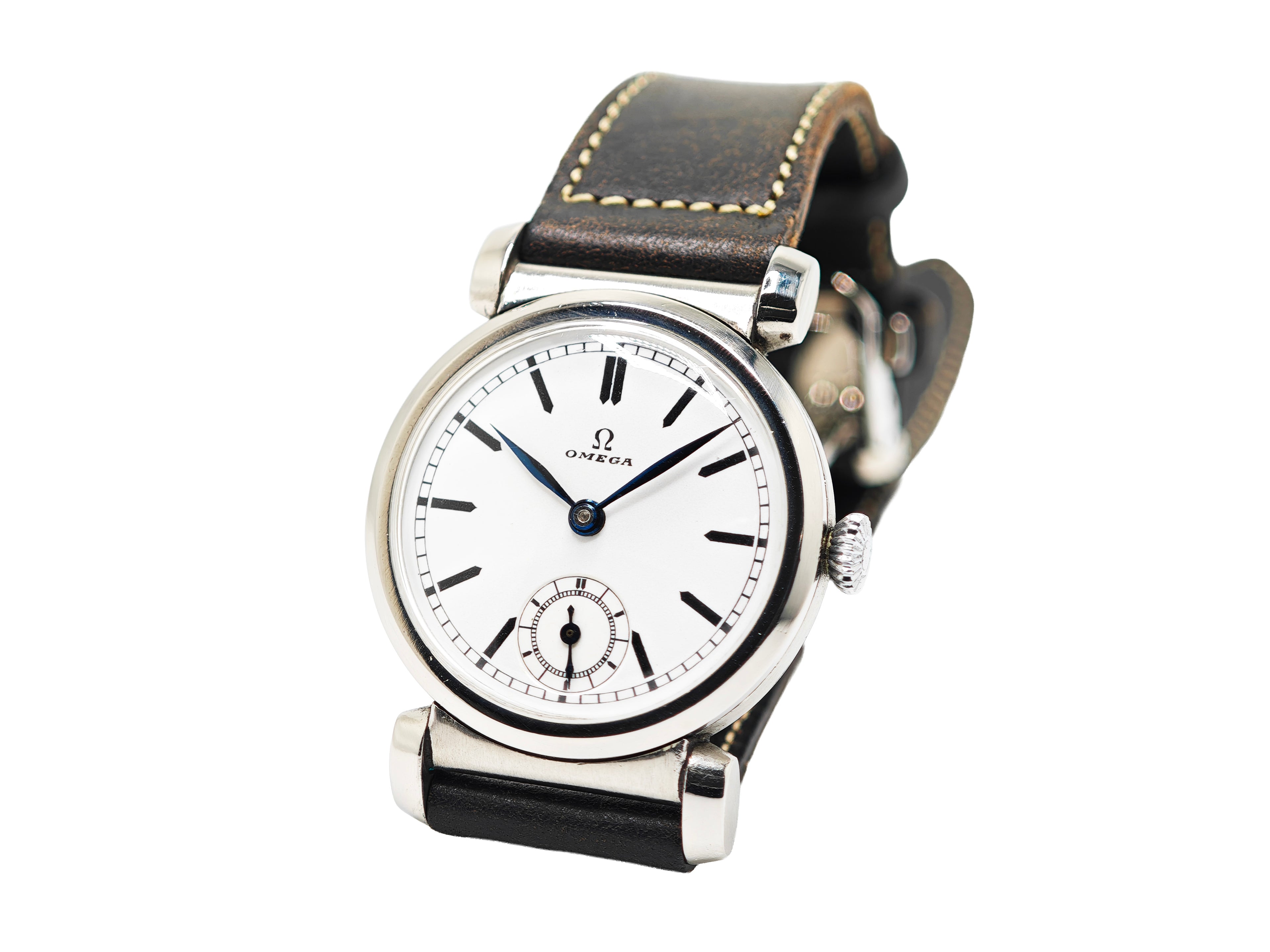 オメガ ポーセリン スカラベケース / OMEGA SCARAB Porcelain Dial Cal.26.5 SOB T2