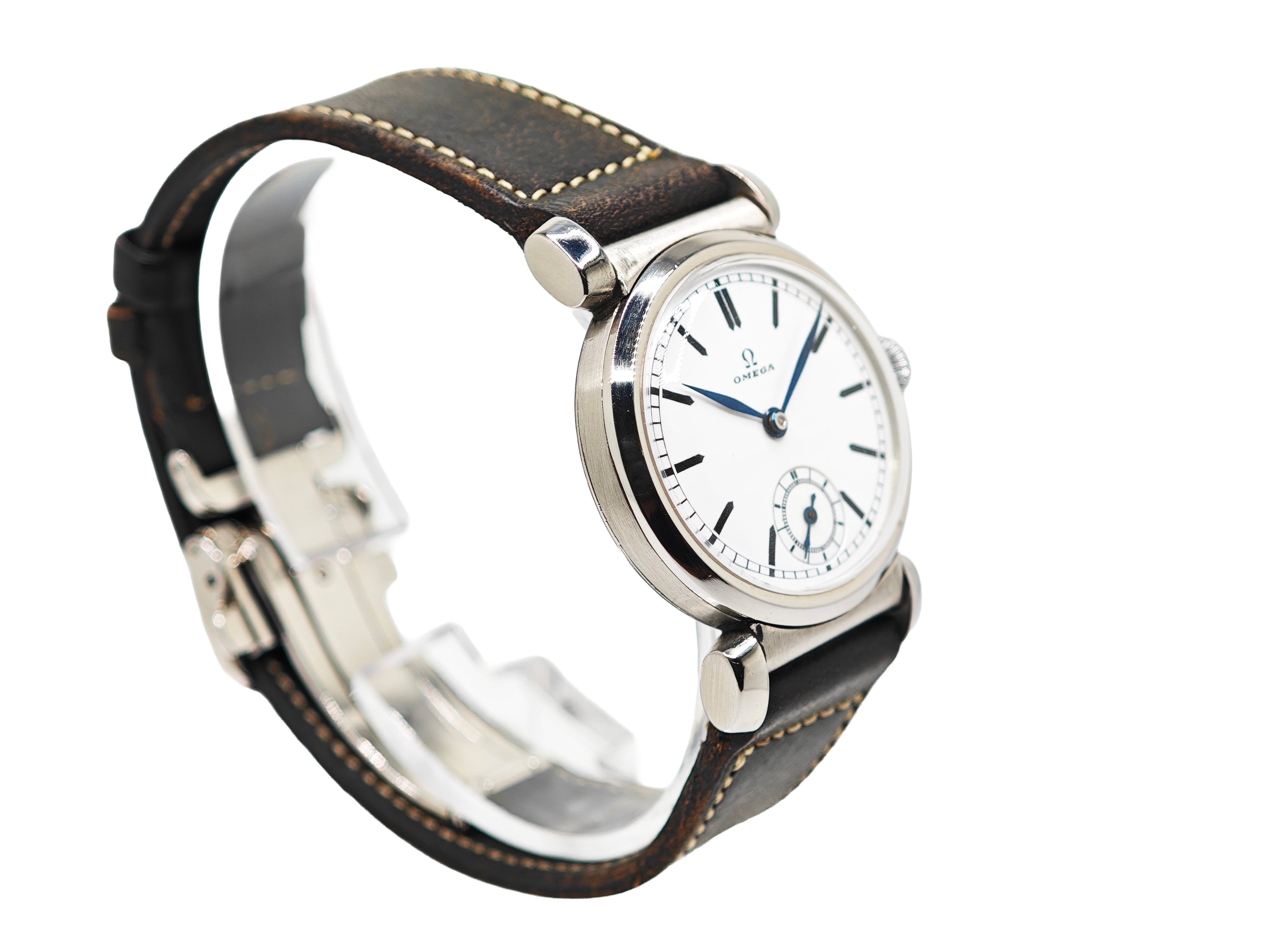 オメガ ポーセリン スカラベケース / OMEGA SCARAB Porcelain Dial Cal.26.5 SOB T2