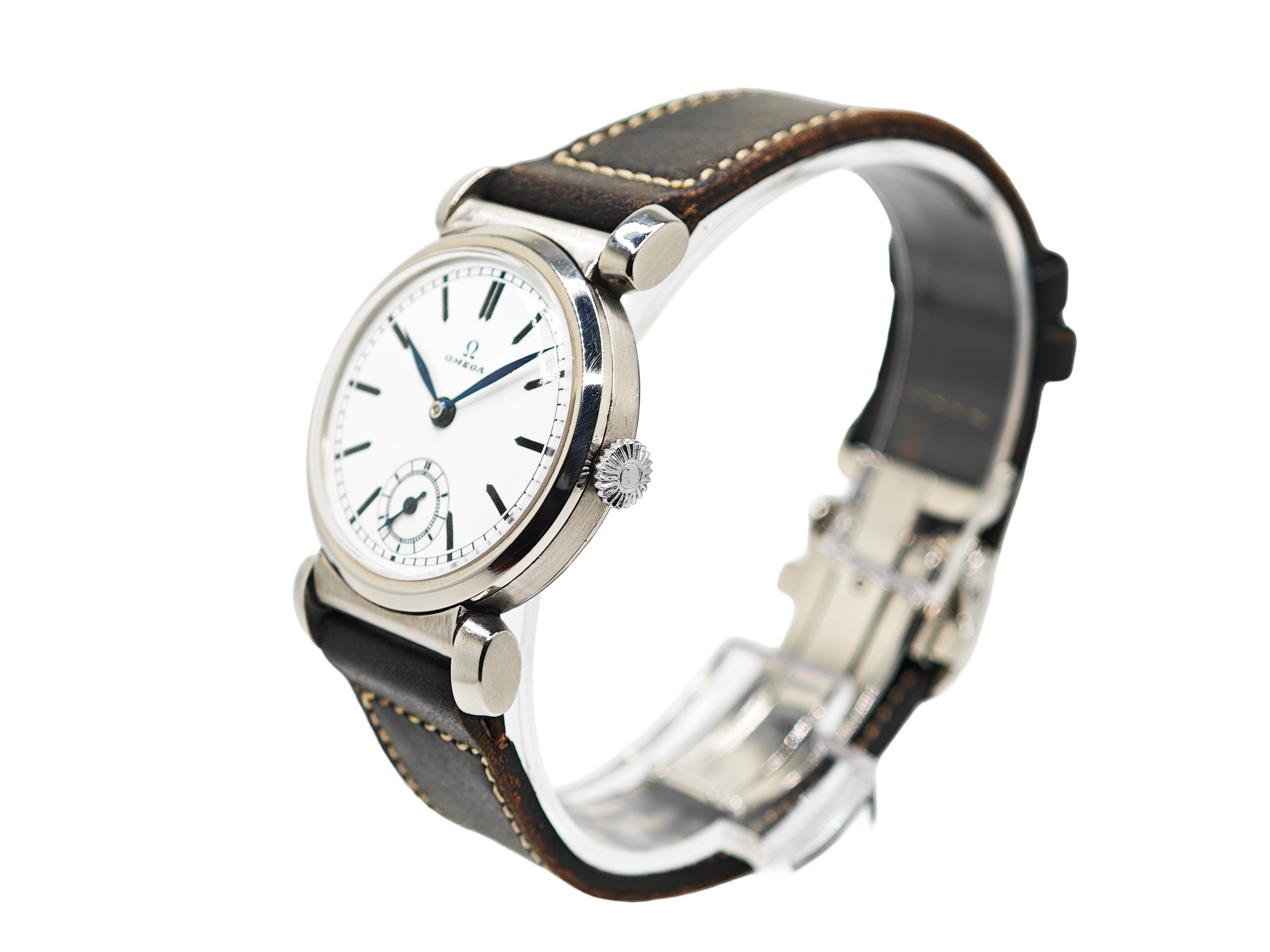 オメガ ポーセリン スカラベケース / OMEGA SCARAB Porcelain Dial Cal.26.5 SOB T2