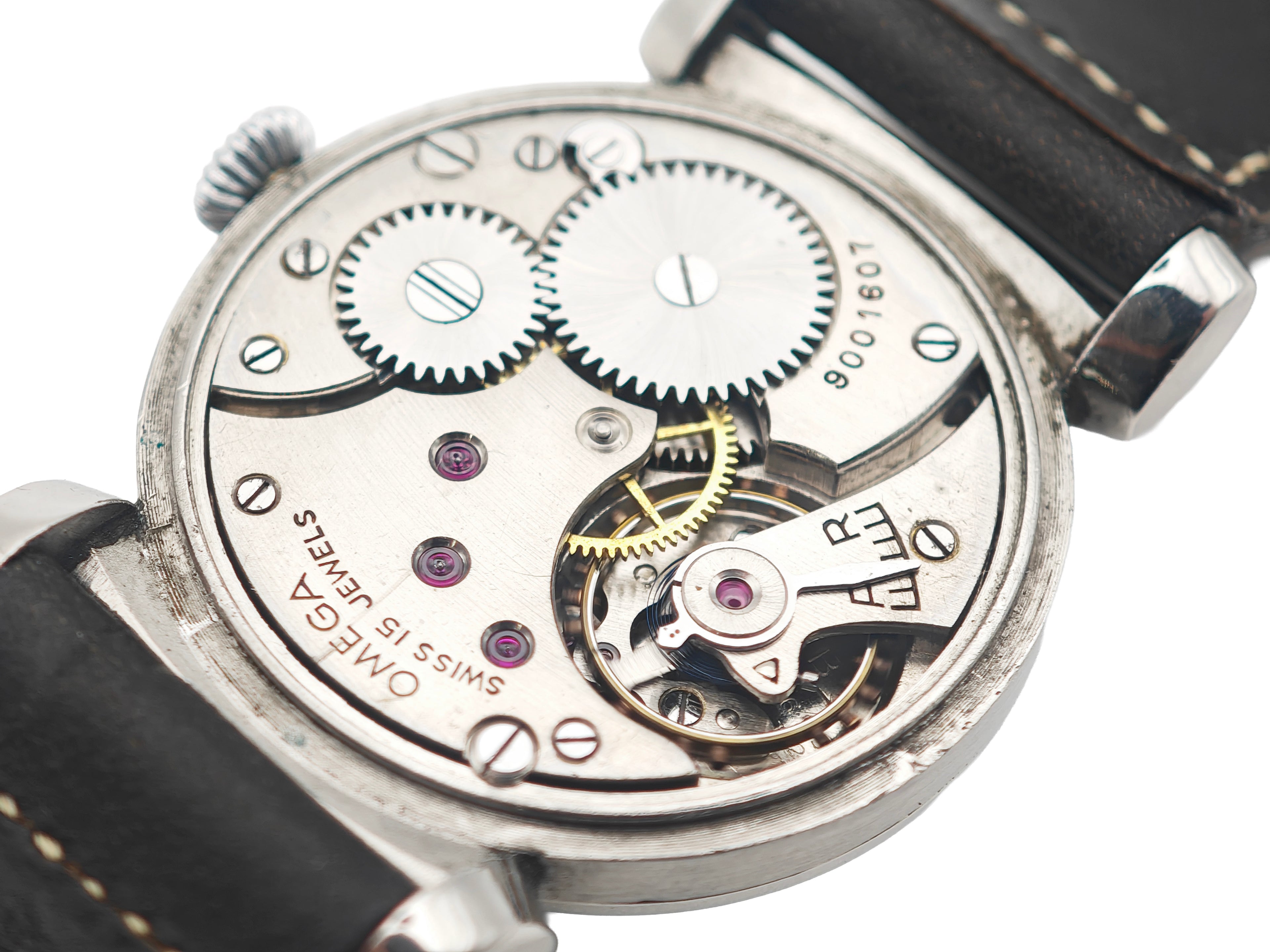 オメガ ポーセリン スカラベケース / OMEGA SCARAB Porcelain Dial Cal.26.5 SOB T2