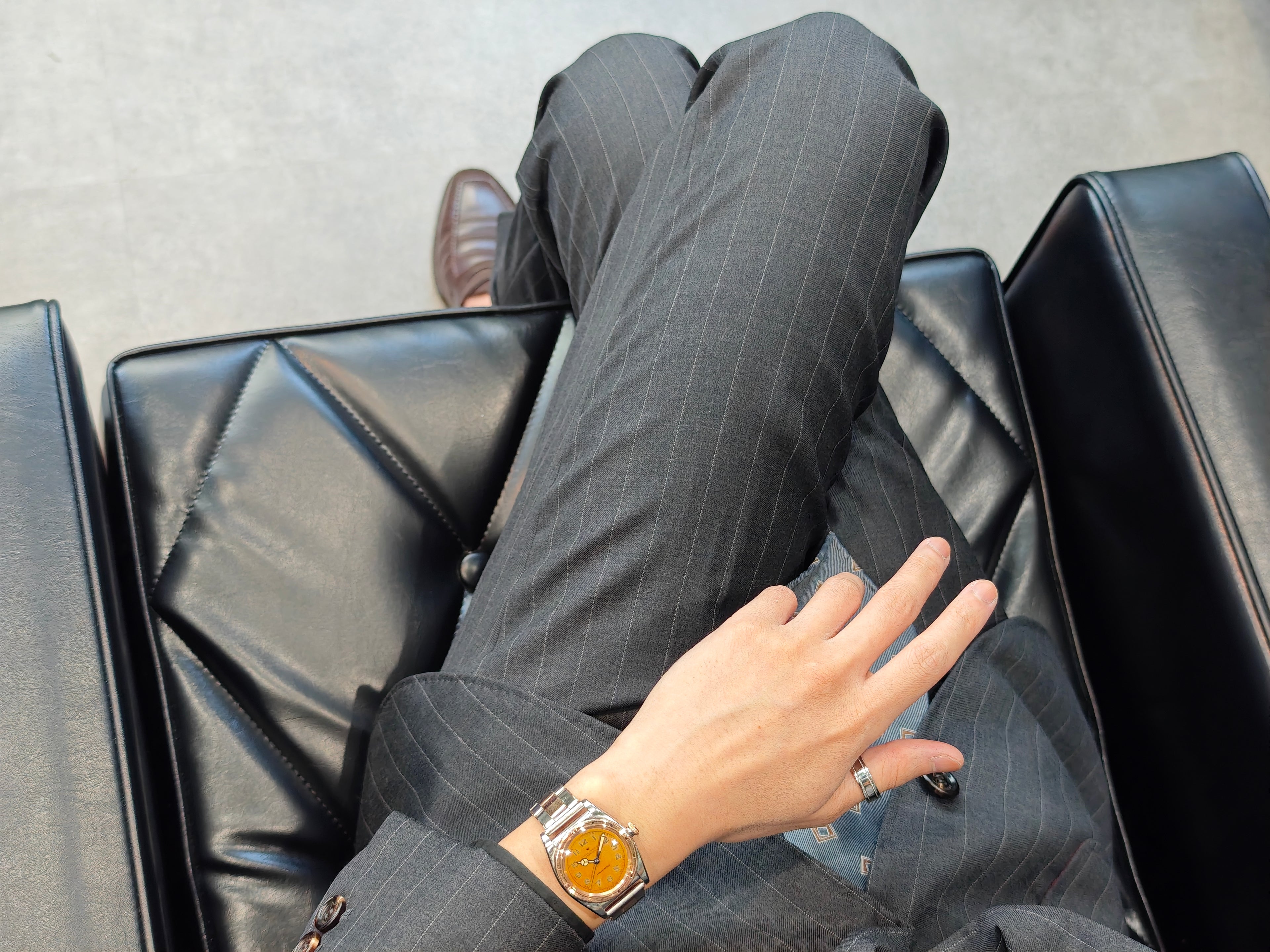 ロレックス バブルバック ピンクゴールドコンビ Ref.3372 / ROLEX Bubble back Cal.NA