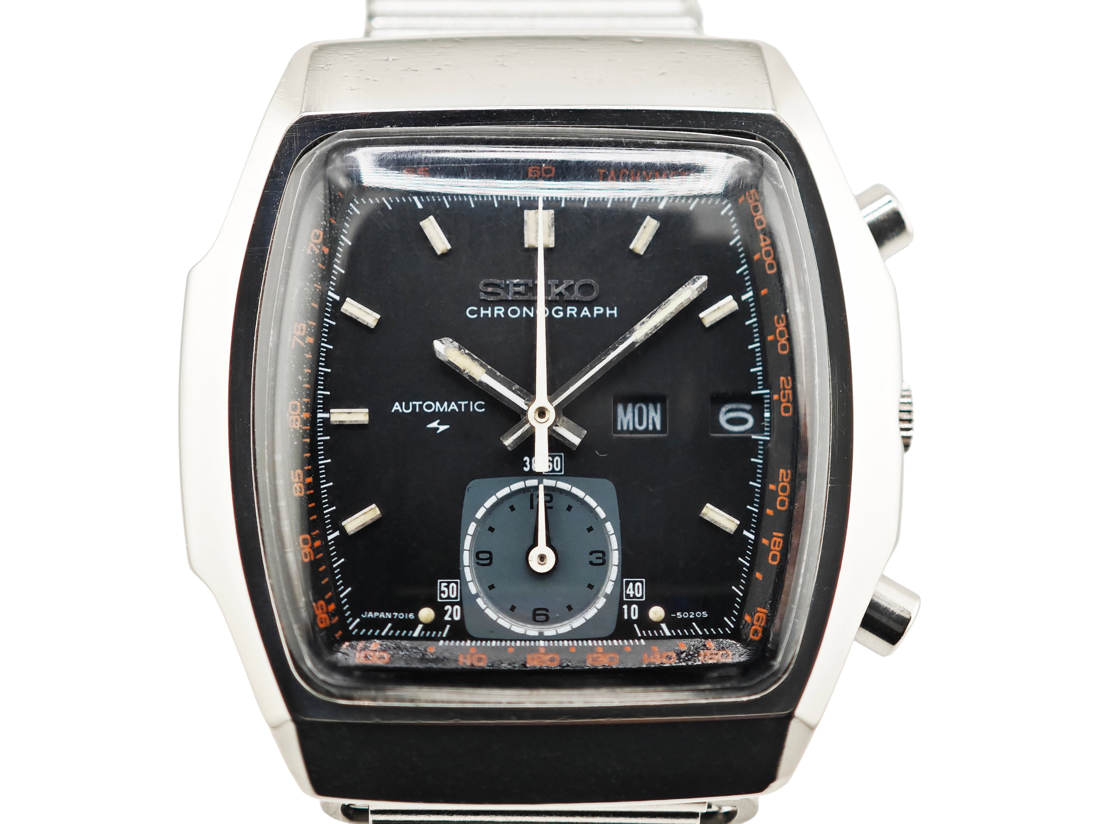 セイコー 同軸クロノグラフ フライバック 輸出専用モデル Ref.7016-5020 / SEIKO Monaco Flyback Chronograph