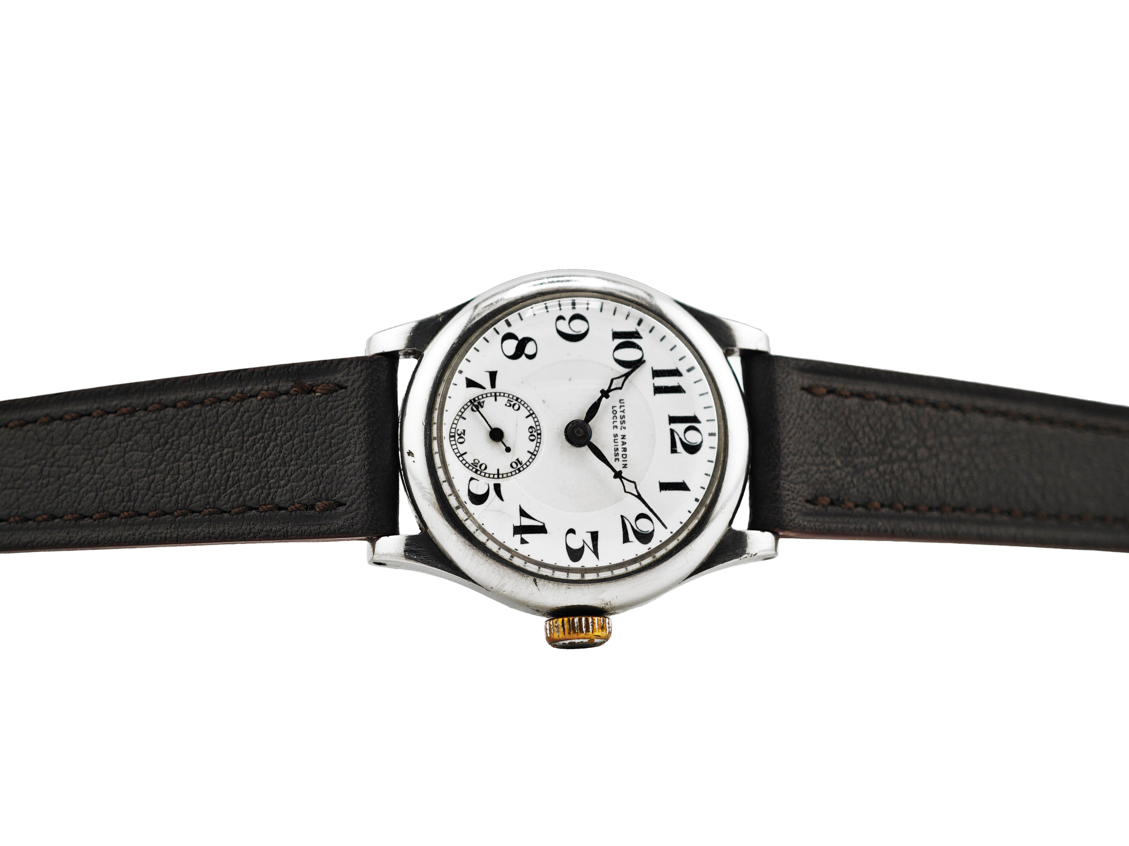 ユリスナルダン ポーセリン スモールセコンド / ULYSSE NARDIN Porcelain dial