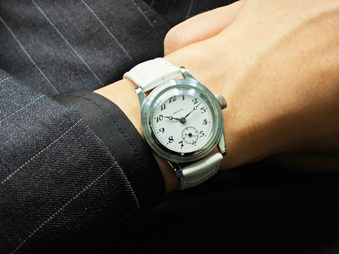 精工舎(現セイコー) ネーション ポーセリン 二重ケース モリス9型 Ref.9047 / SEIKO NATION Porcelain Dial