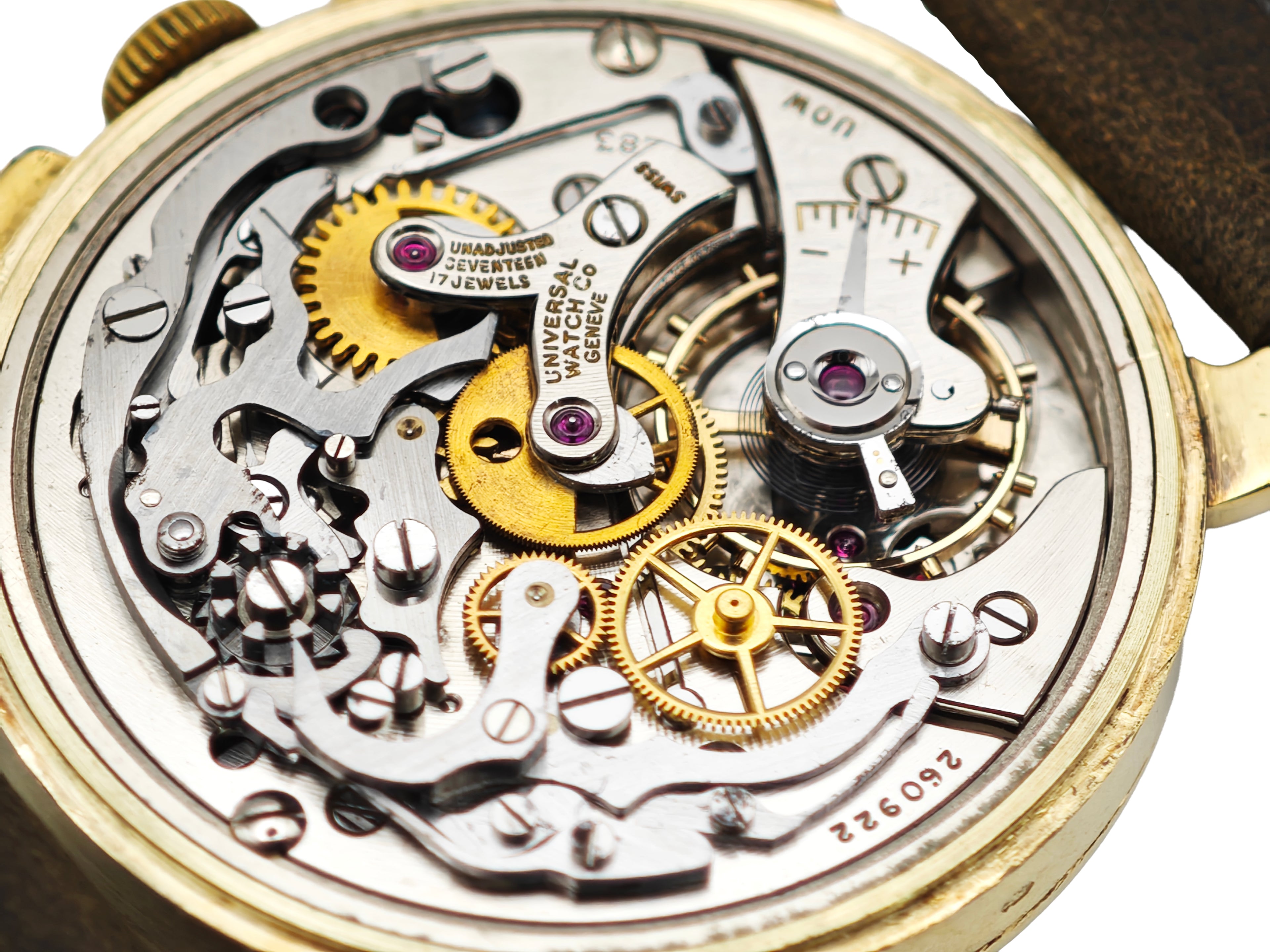 ユニバーサルジュネーブ コンパックス 14金無垢 Ref.52219 / Universal Geneve COMPAX 14K GOLD Cal.283