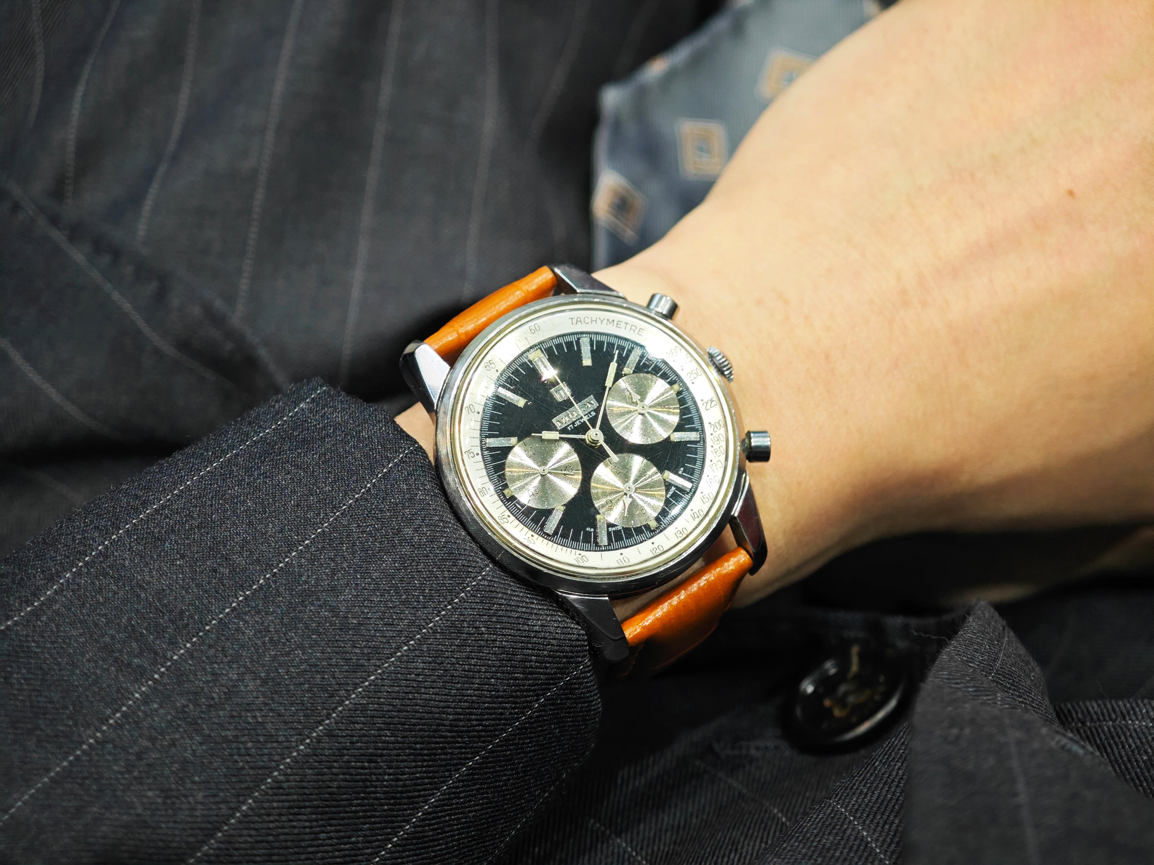 ミリオン(=エニカ) シェルパグラフ・イマージュ / Million(ENICAR) Chronograph like Enicar Sherpa Graph MK Ib