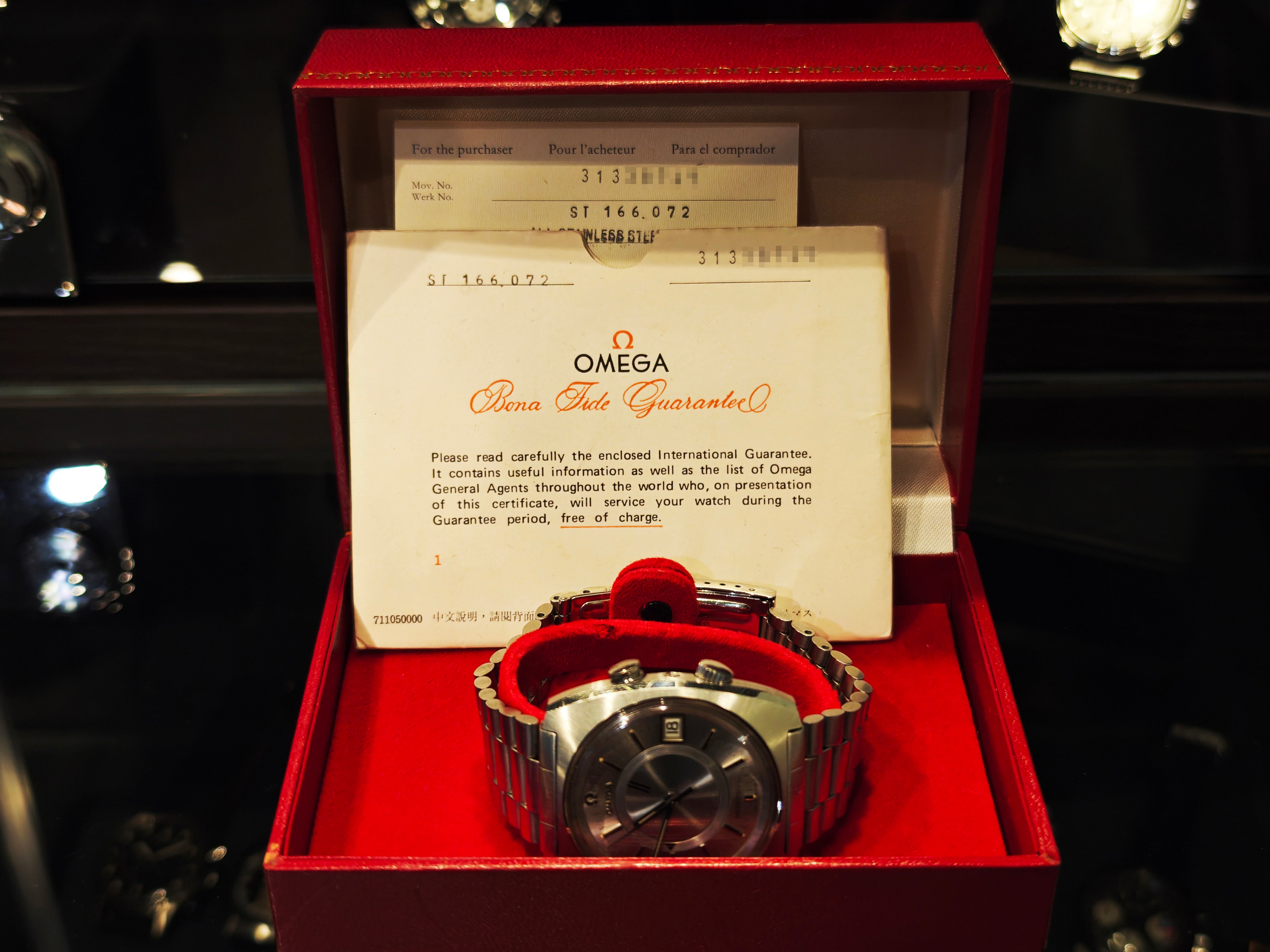 オメガ メモマティック Ref.168.072 / OMEGA MEMOMATIC with Original Paper&Original Box