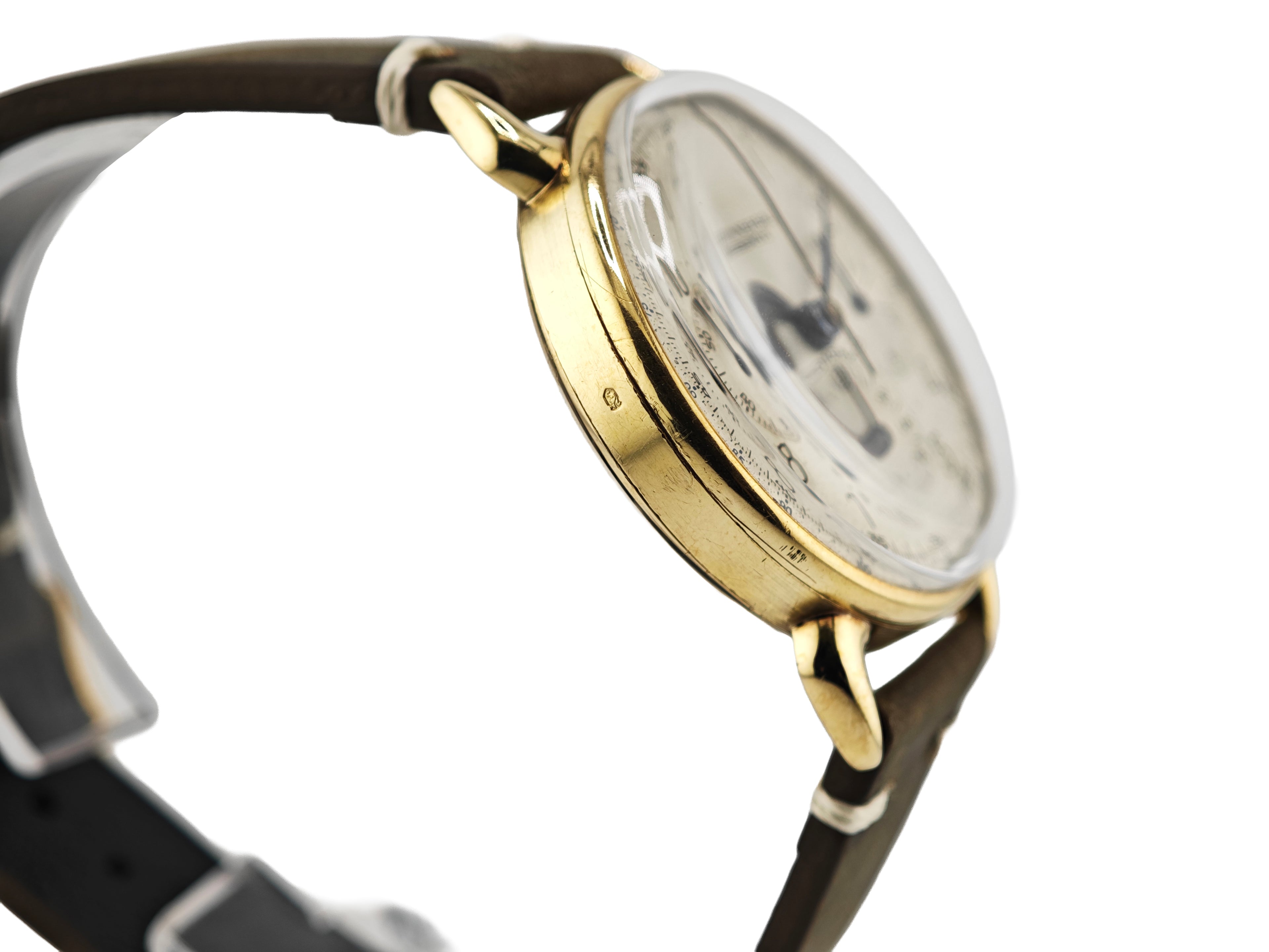 ユニバーサルジュネーブ コンパックス 14金無垢 Ref.52219 / Universal Geneve COMPAX 14K GOLD Cal.283