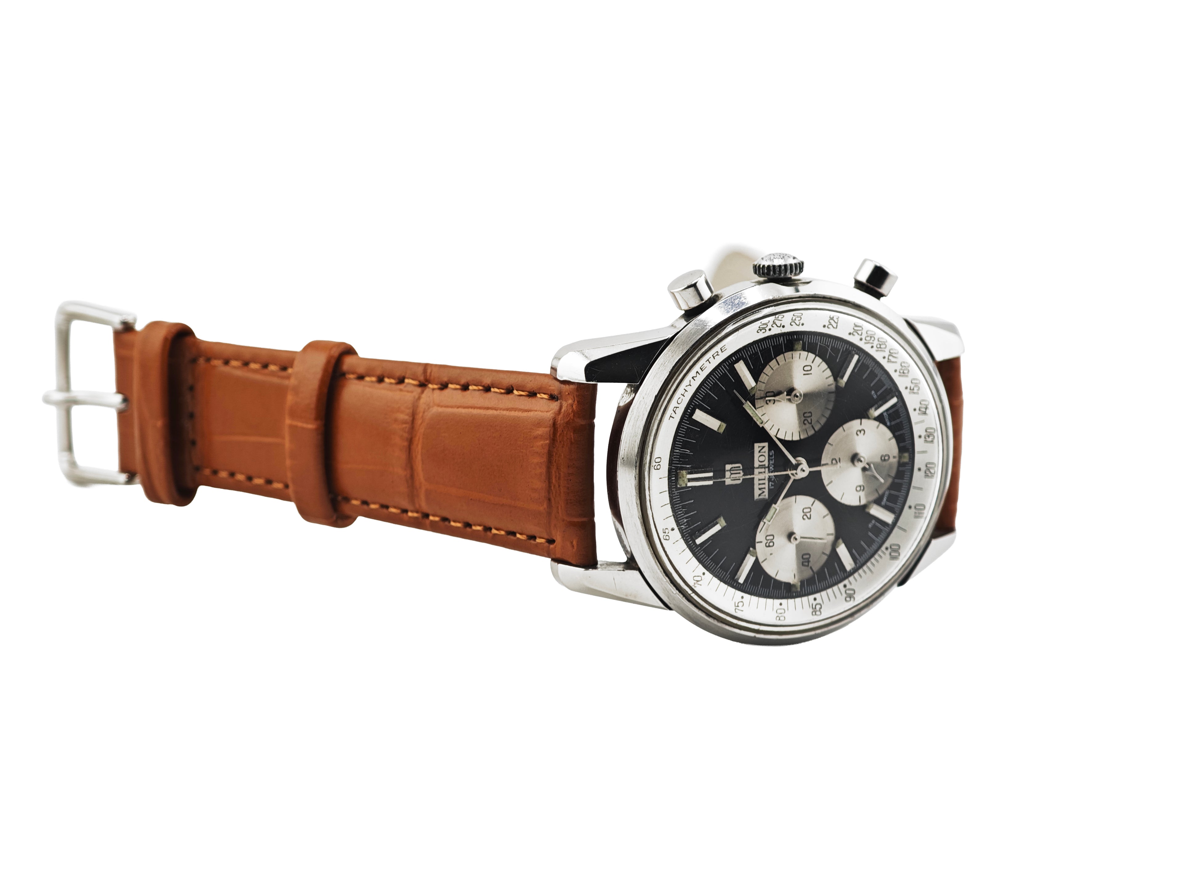 ミリオン(=エニカ) シェルパグラフ・イマージュ / Million(ENICAR) Chronograph like Enicar Sherpa Graph MK Ib