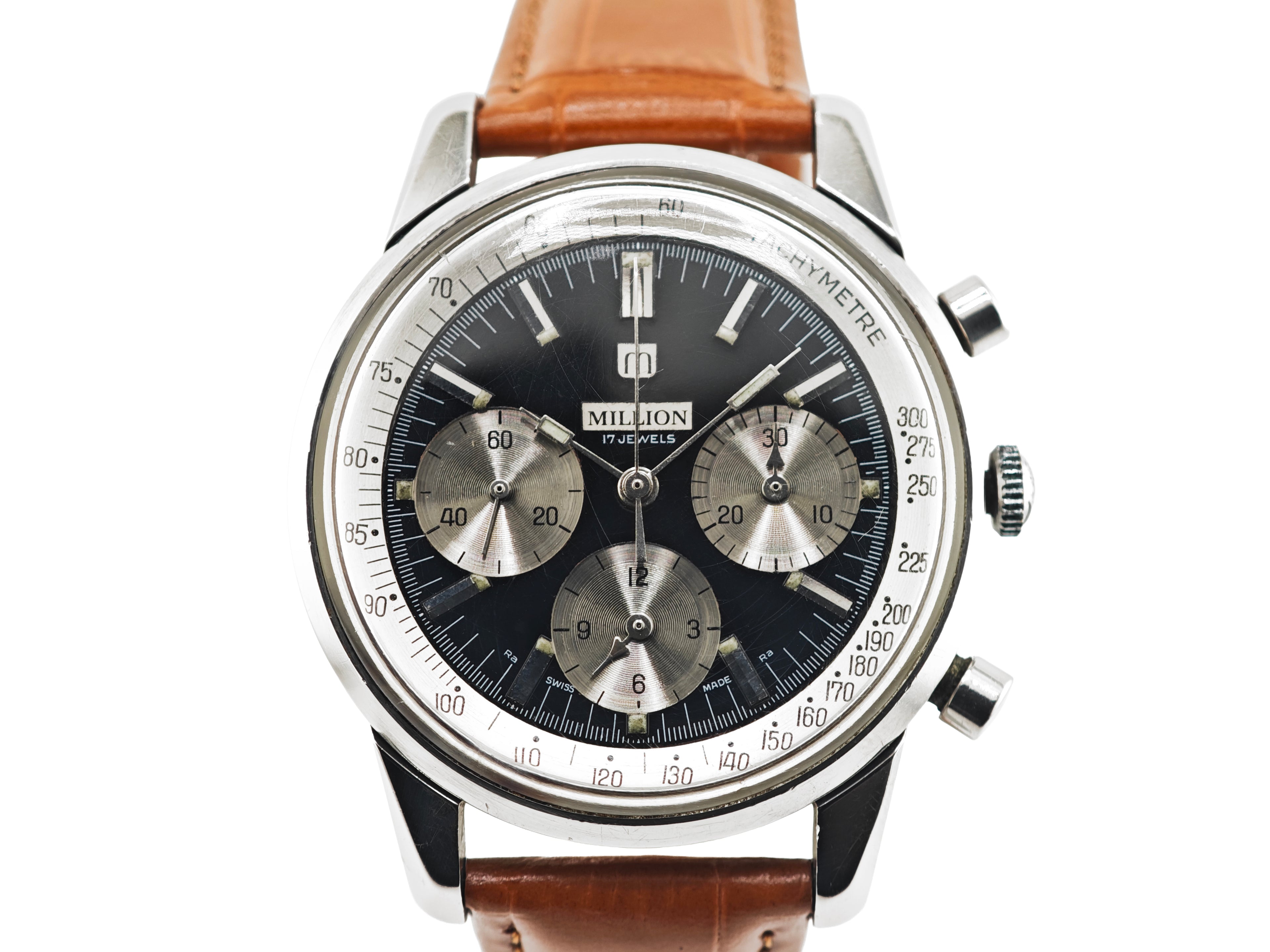 ミリオン(=エニカ) シェルパグラフ・イマージュ / Million(ENICAR) Chronograph like Enicar Sherpa Graph MK Ib