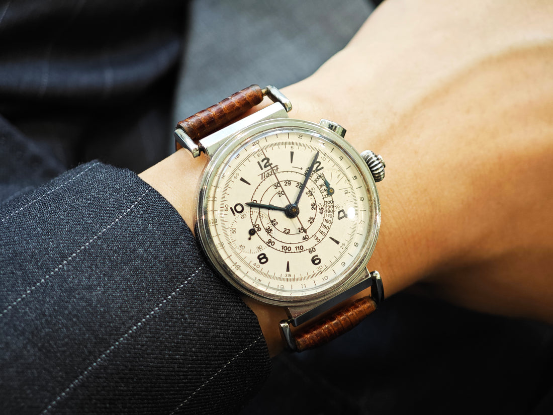 ティソ ワンプッシュクロノ Cal.15TL=OMEGA Cal.33.3 / TISSOT MonoPusher Chronograph 1930&