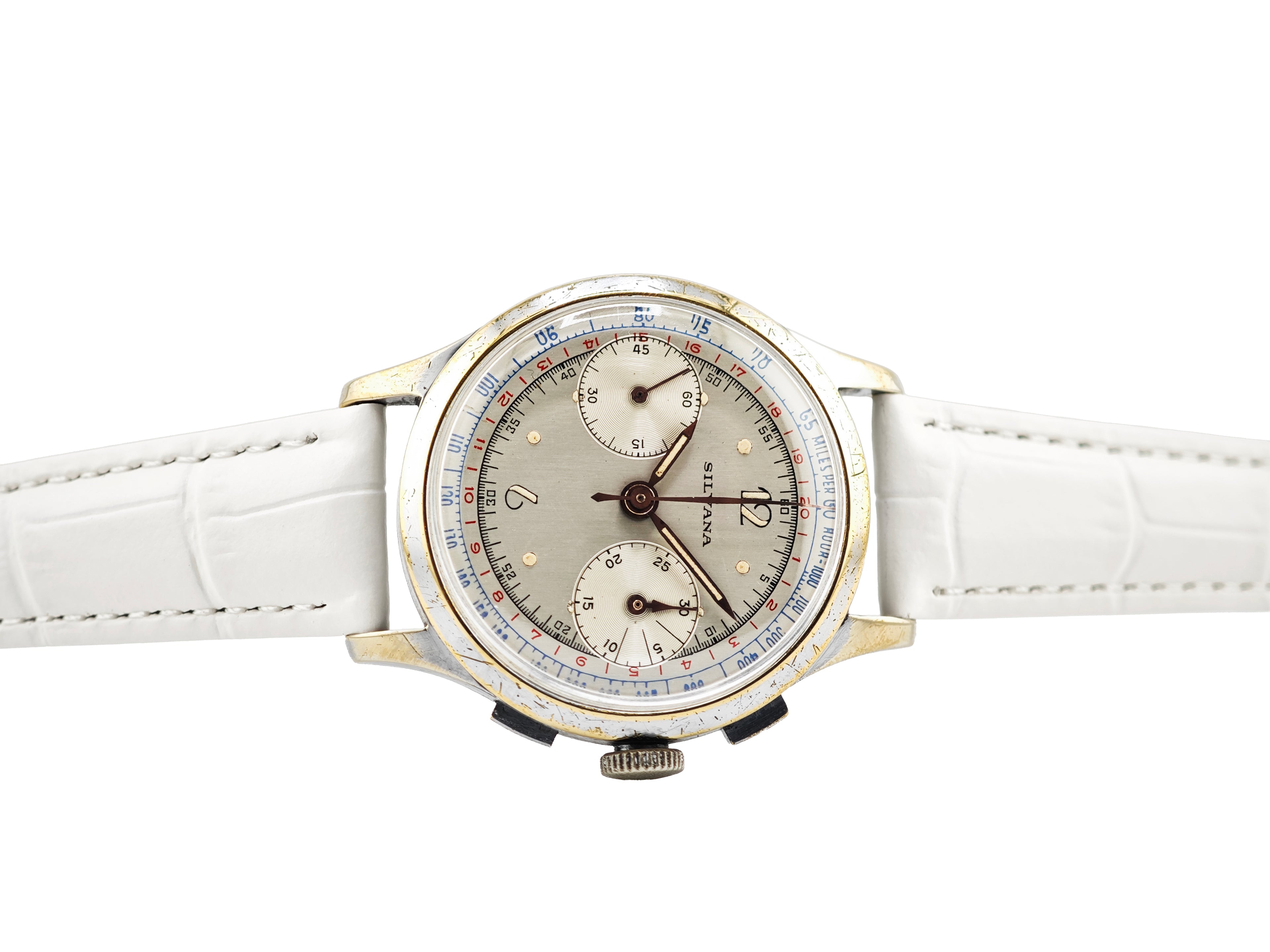 SILVANA ヴィンテージクロノグラフ Cal.Landeron 48 1950&