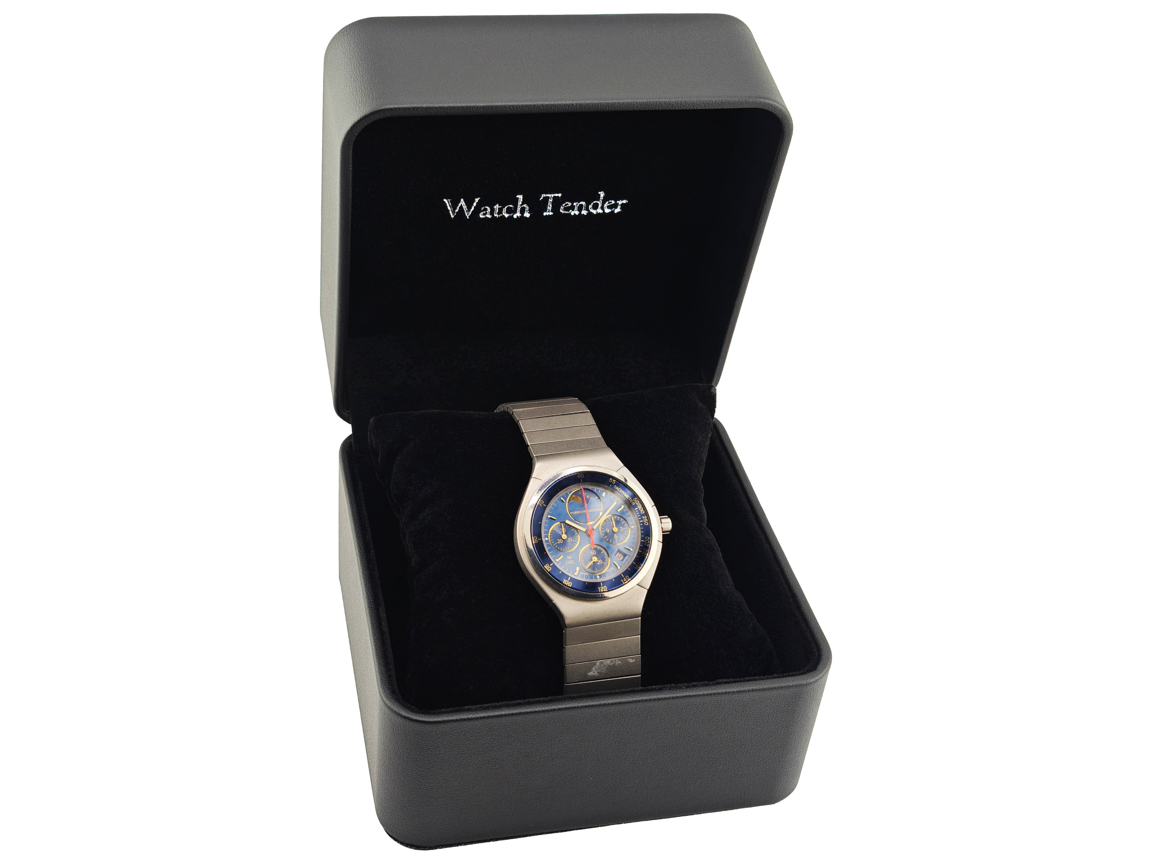 ポルシェデザイン by IWC チタニウムクロノグラフ ムーンフェイズ Ref.IW374201