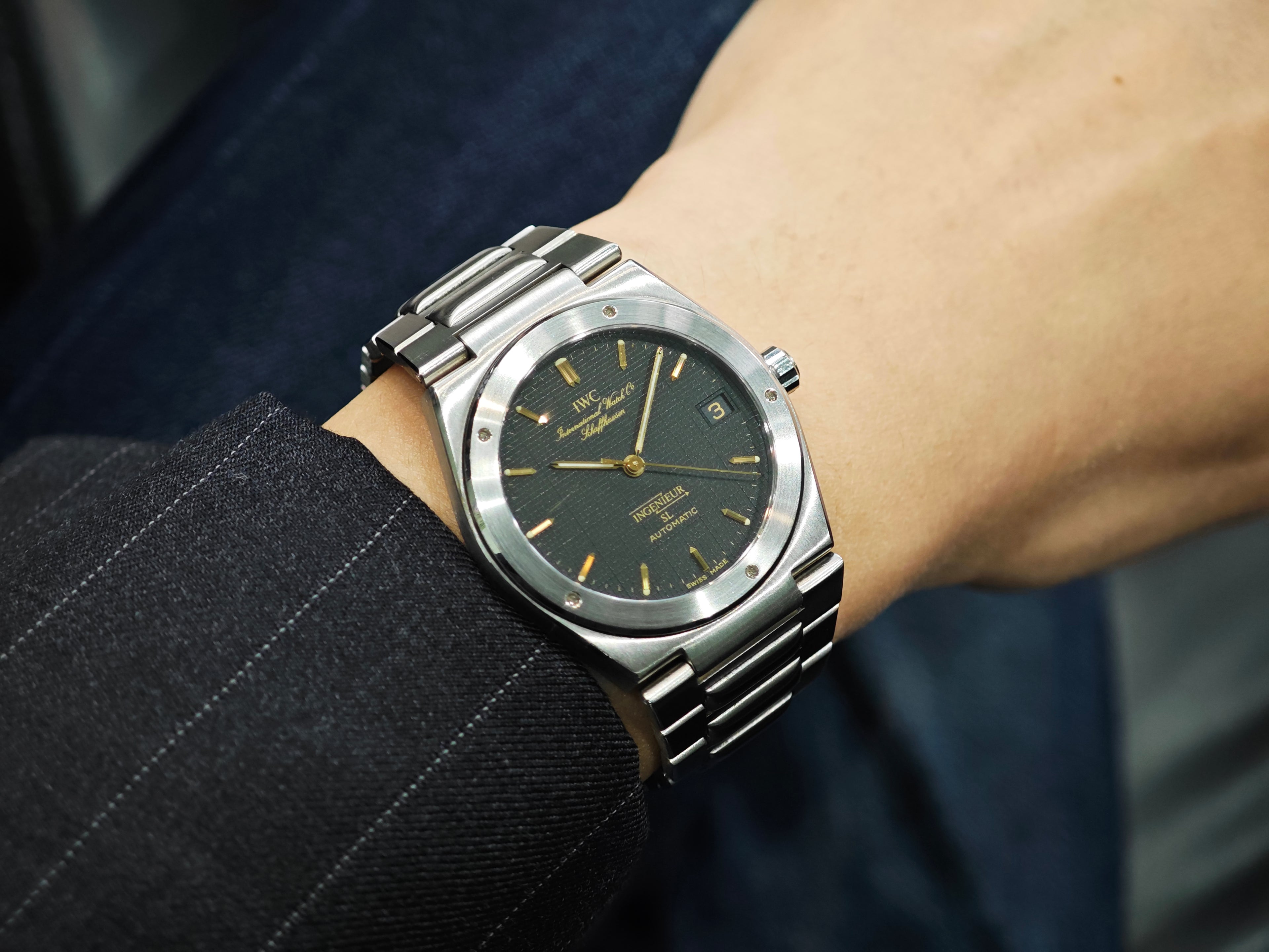 IWC インヂュニア SL Ref.3505-02 / ‘Graph Paper’ SKINNY INGENIEUR SL 1980&