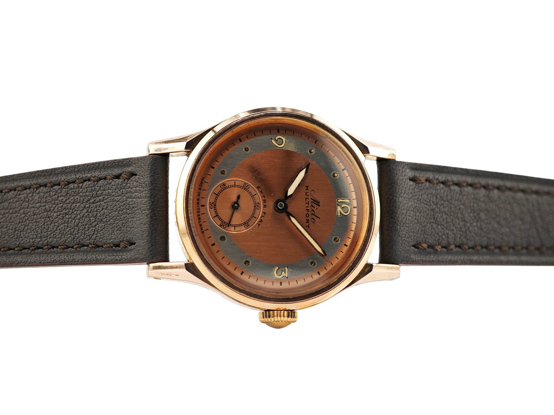 ミドー マルチフォート エクストラフラット カッパー文字盤 / MIDO EXTRAFLAT Ref.385509