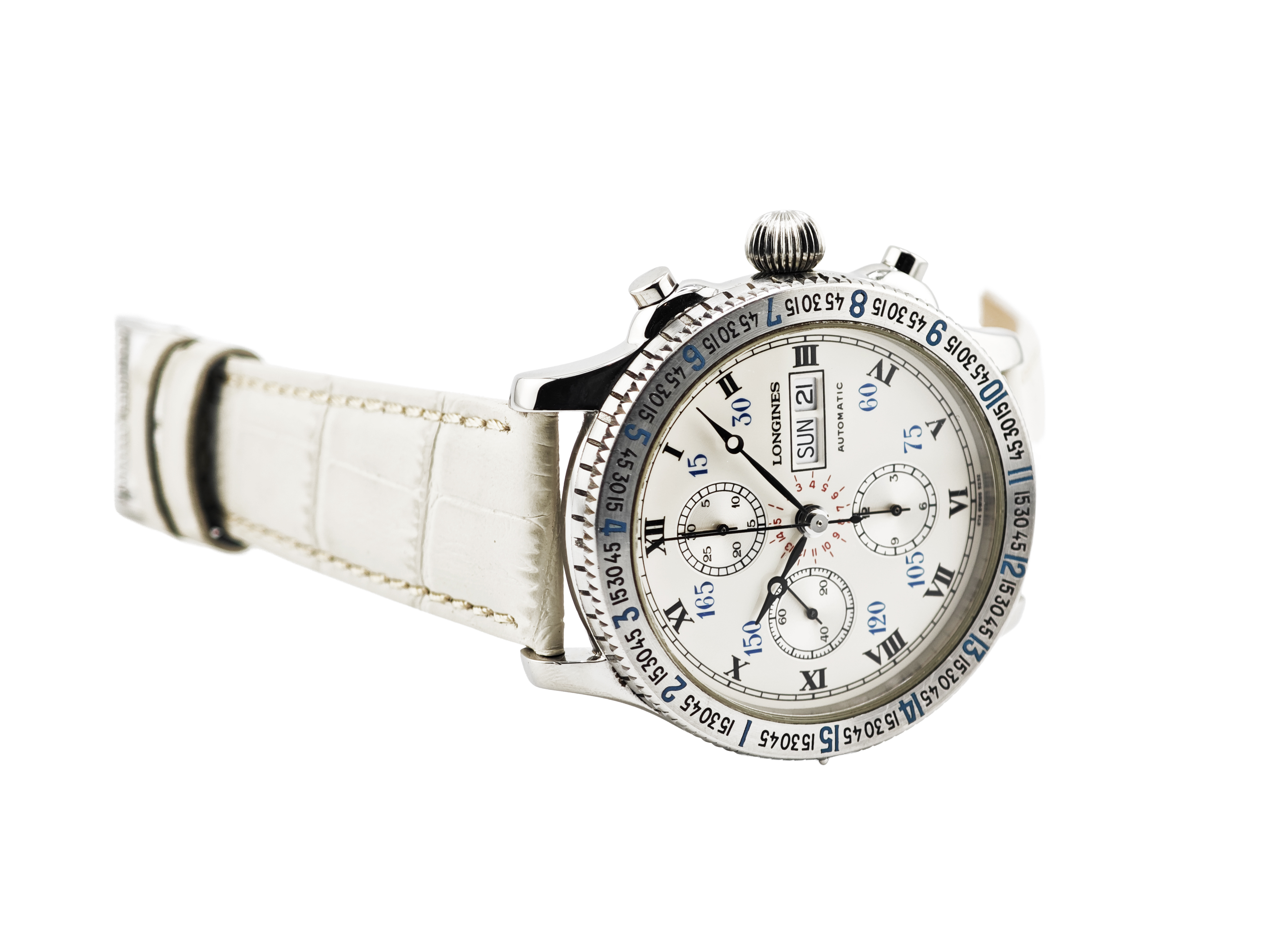 ロンジン リンドバーグ アワーアングル クロノグラフ / LONGINES Hour Angle Lindbergh Chronograph Ref.674.52.32 Cal.L674.4