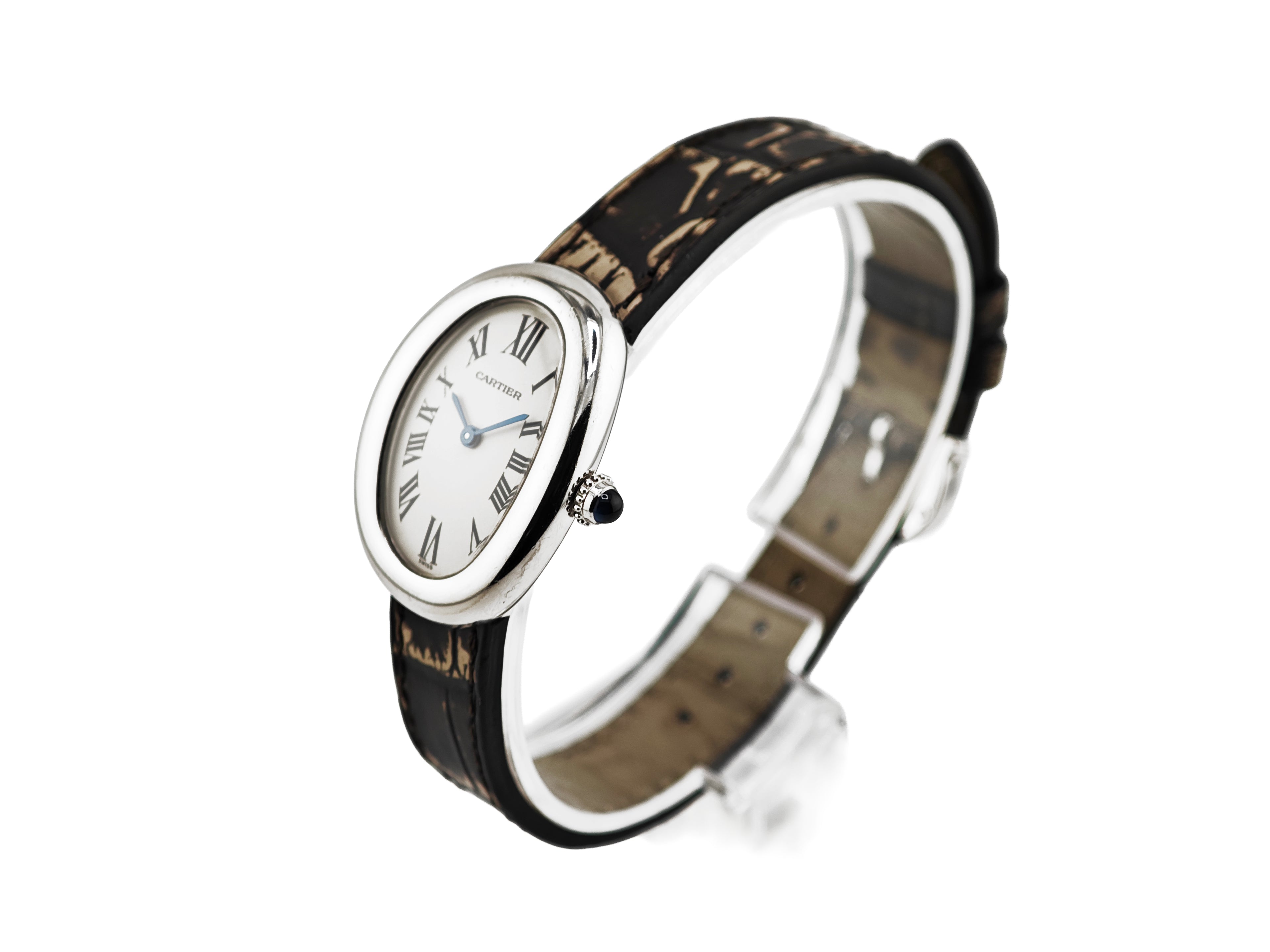 カルティエ ベニュワール Ref.1955 18KWG金無垢 / Cartier Baignoire 1990&