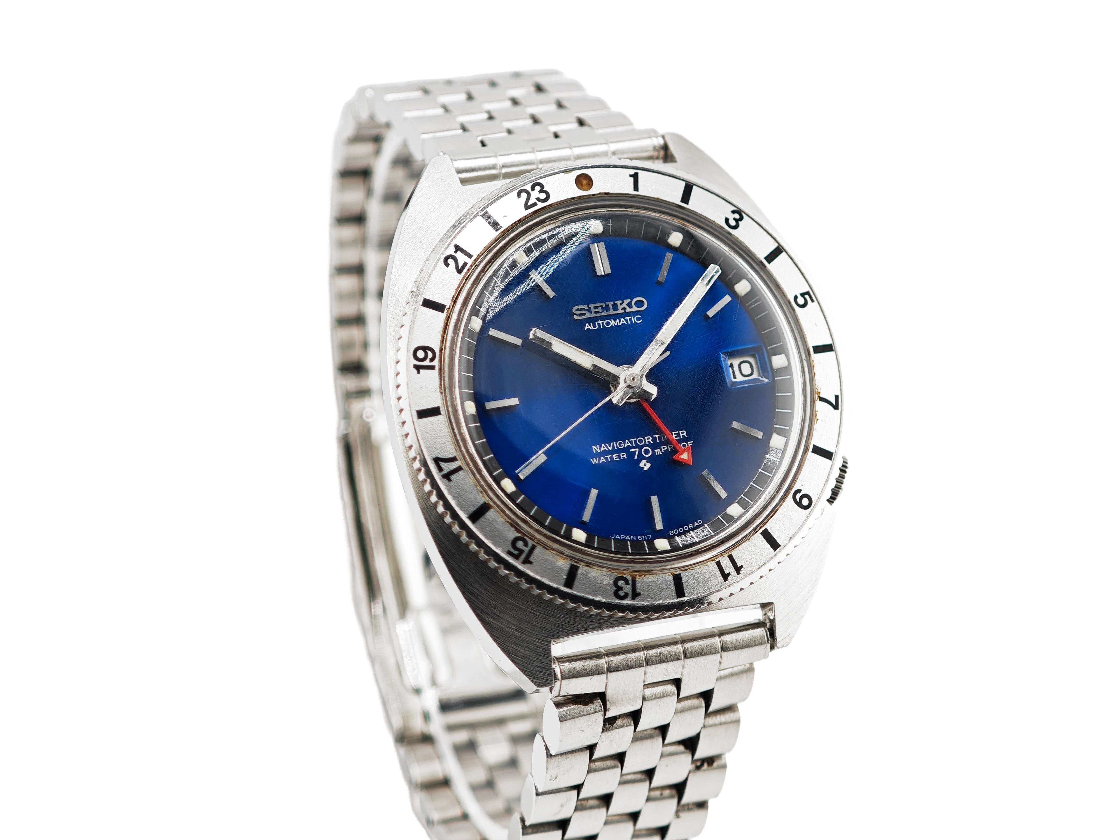 セイコー ナビゲータータイマー GMT Ref.6117-8000 / SEIKO NAVIGATOR TIMER 1969&
