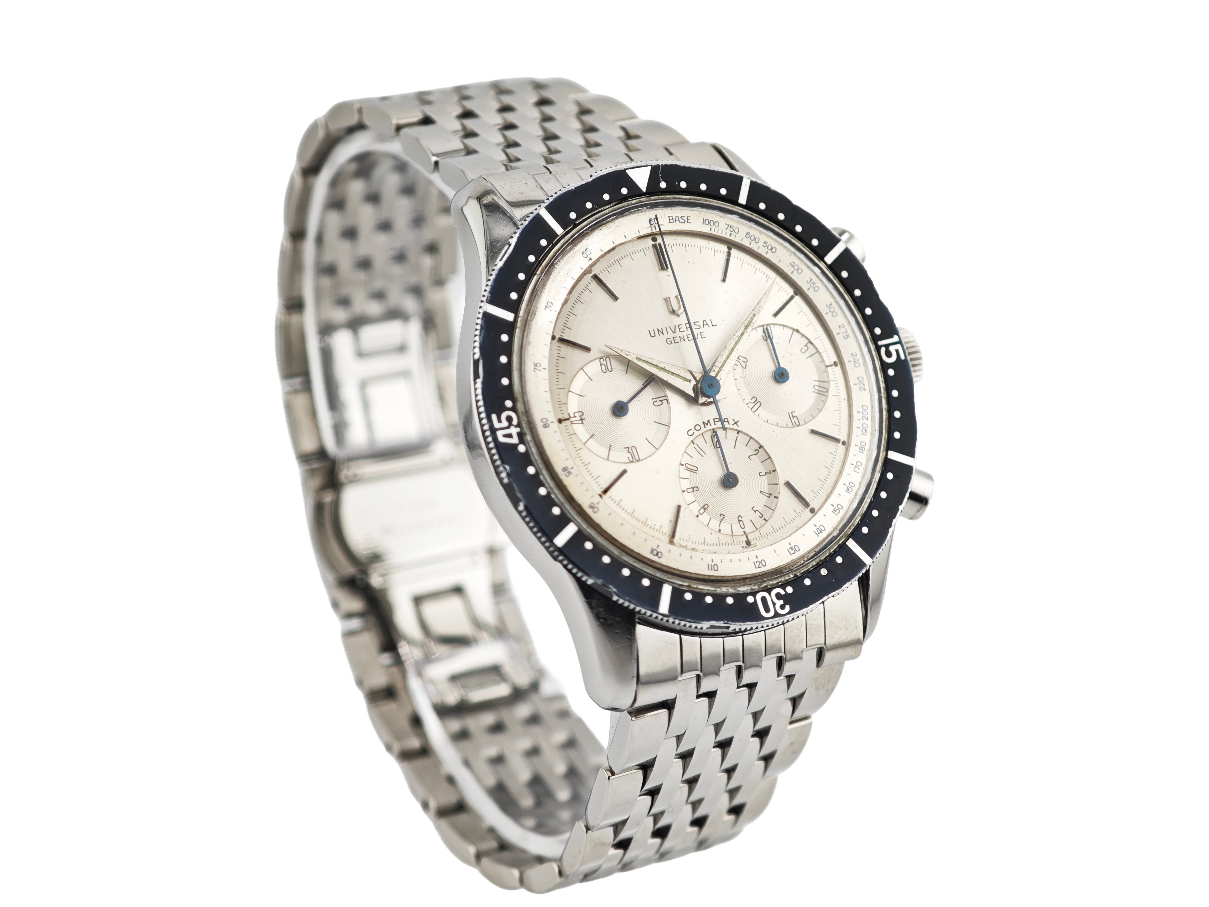 ユニバーサルジュネーブ "ジャンボ・アルビノ"コンパックス Ref. 22703-1 / Universal Genève The Jumbo Albino COMPAX 40.5mm