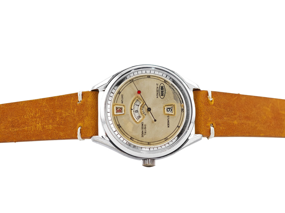 オベロン ジャンピングアワー Ref.22247 / OBERON "Digintal" Jumping Hour About 1960&