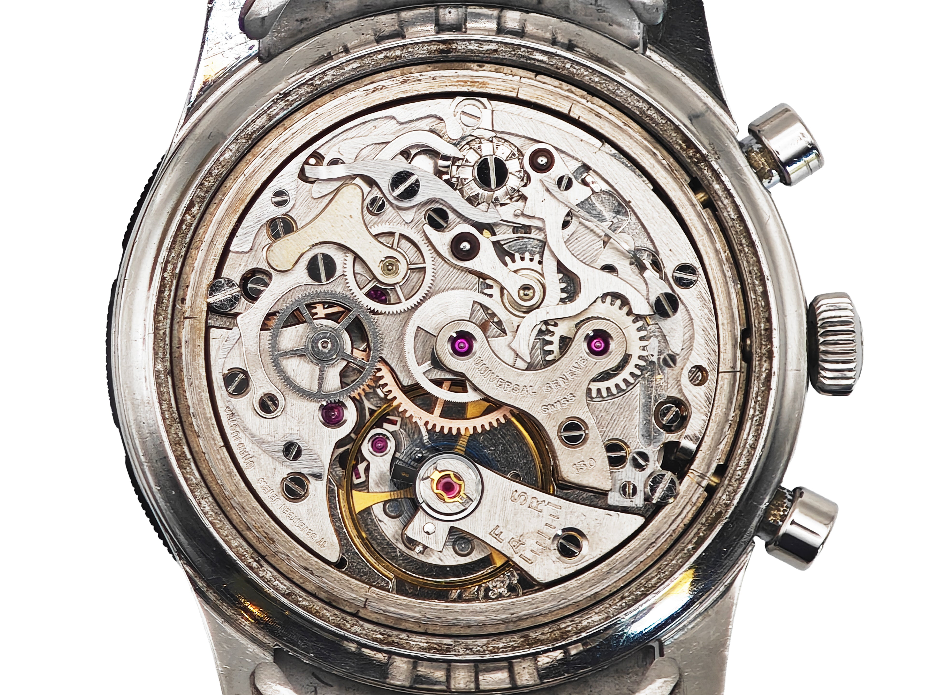 ユニバーサルジュネーブ "ジャンボ・アルビノ"コンパックス Ref. 22703-1 / Universal Genève The Jumbo Albino COMPAX 40.5mm