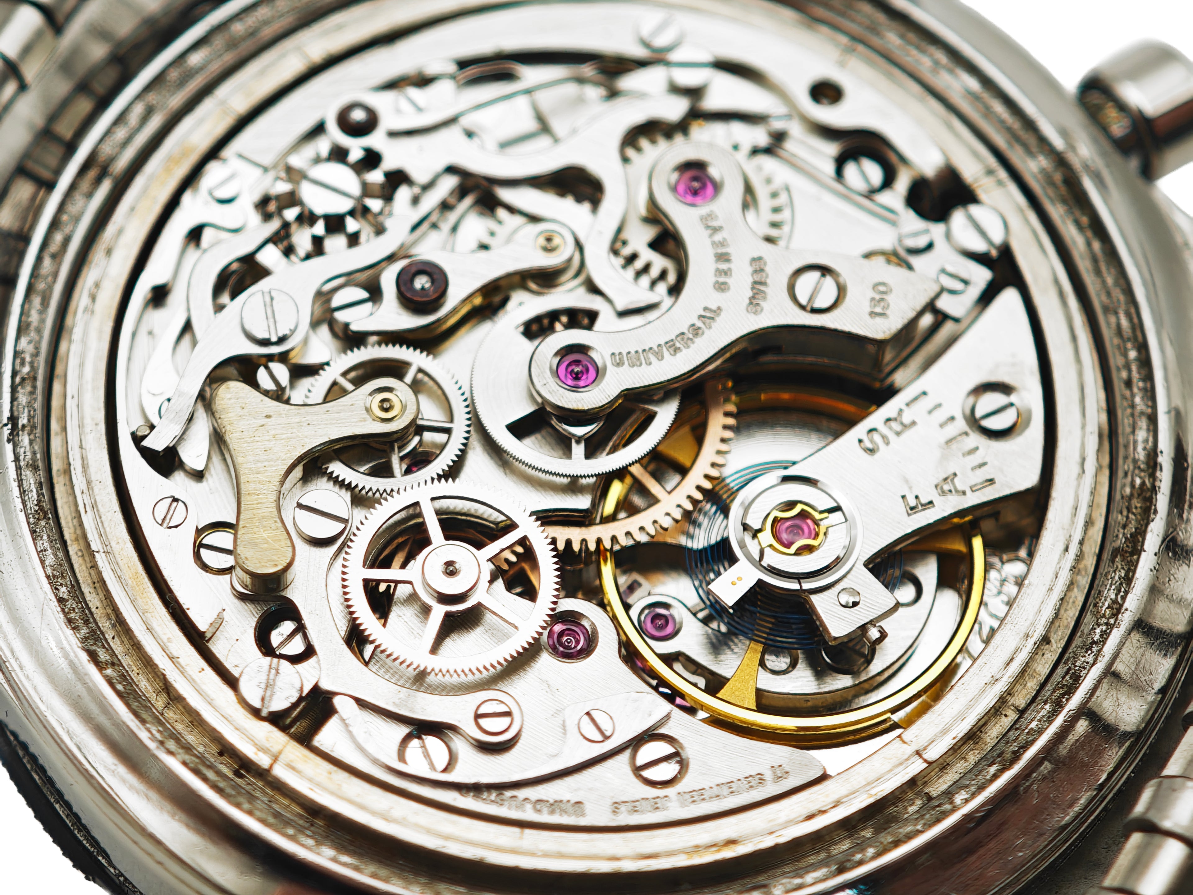 ユニバーサルジュネーブ "ジャンボ・アルビノ"コンパックス Ref. 22703-1 / Universal Genève The Jumbo Albino COMPAX 40.5mm