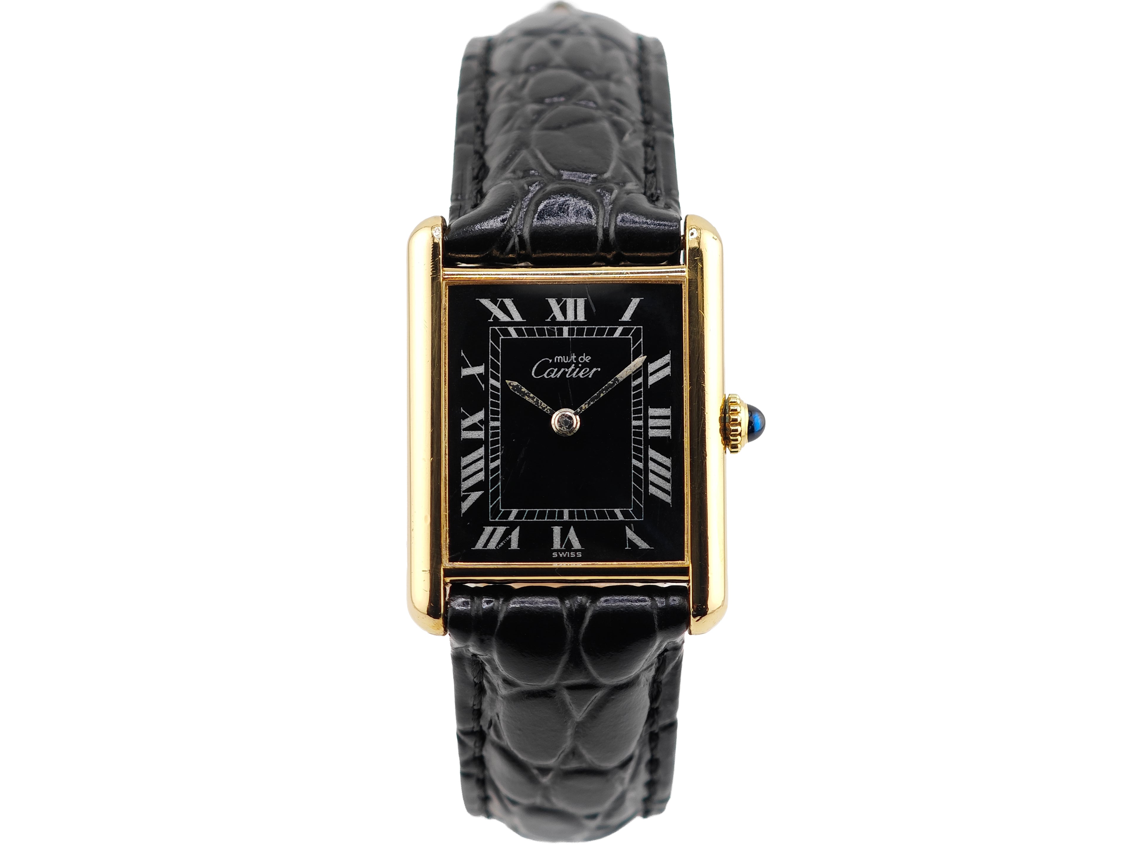 カルティエ マストタンク LM 手巻き Cal.78-1 / CARTIER TANK LM size MECHANICAL 1970&