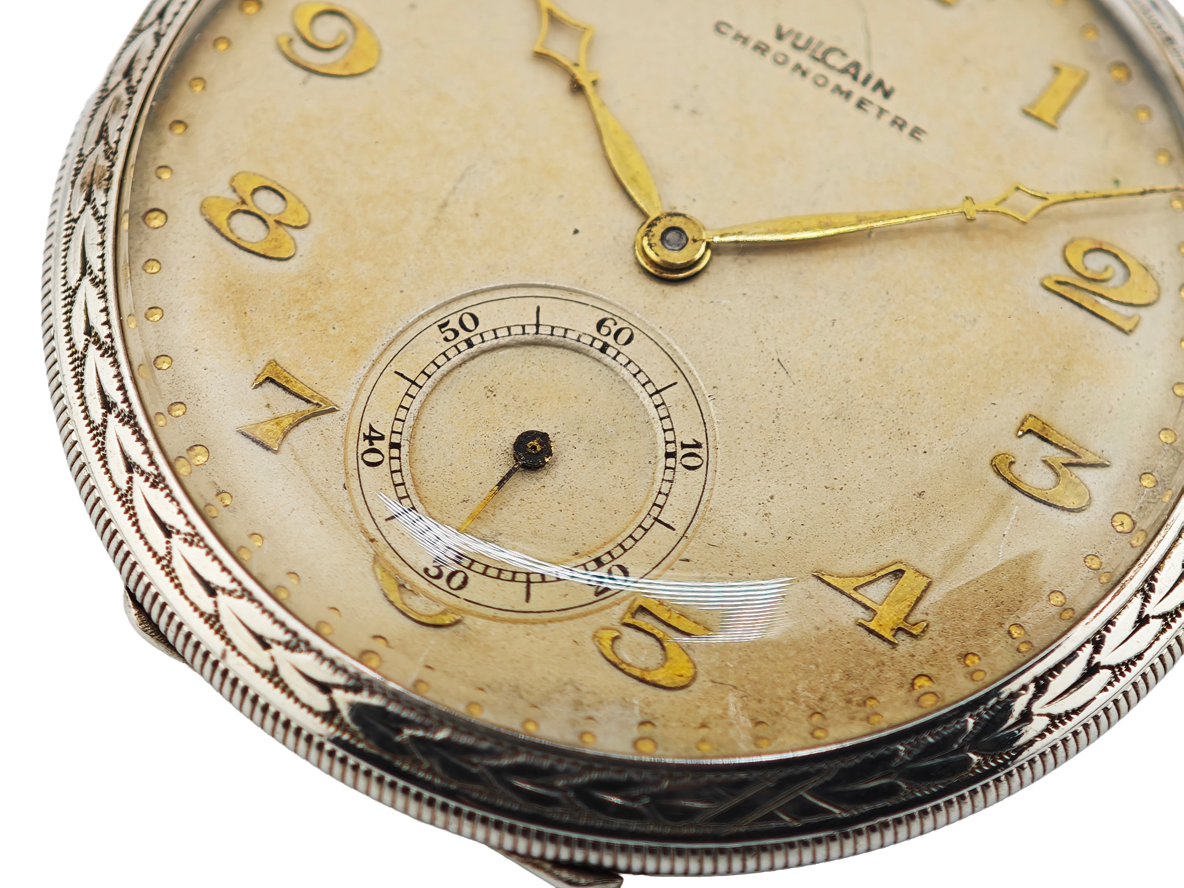 ヴァルカン 懐中時計 銀無垢 / Vulcain SILVER925 pocketwatch 30&