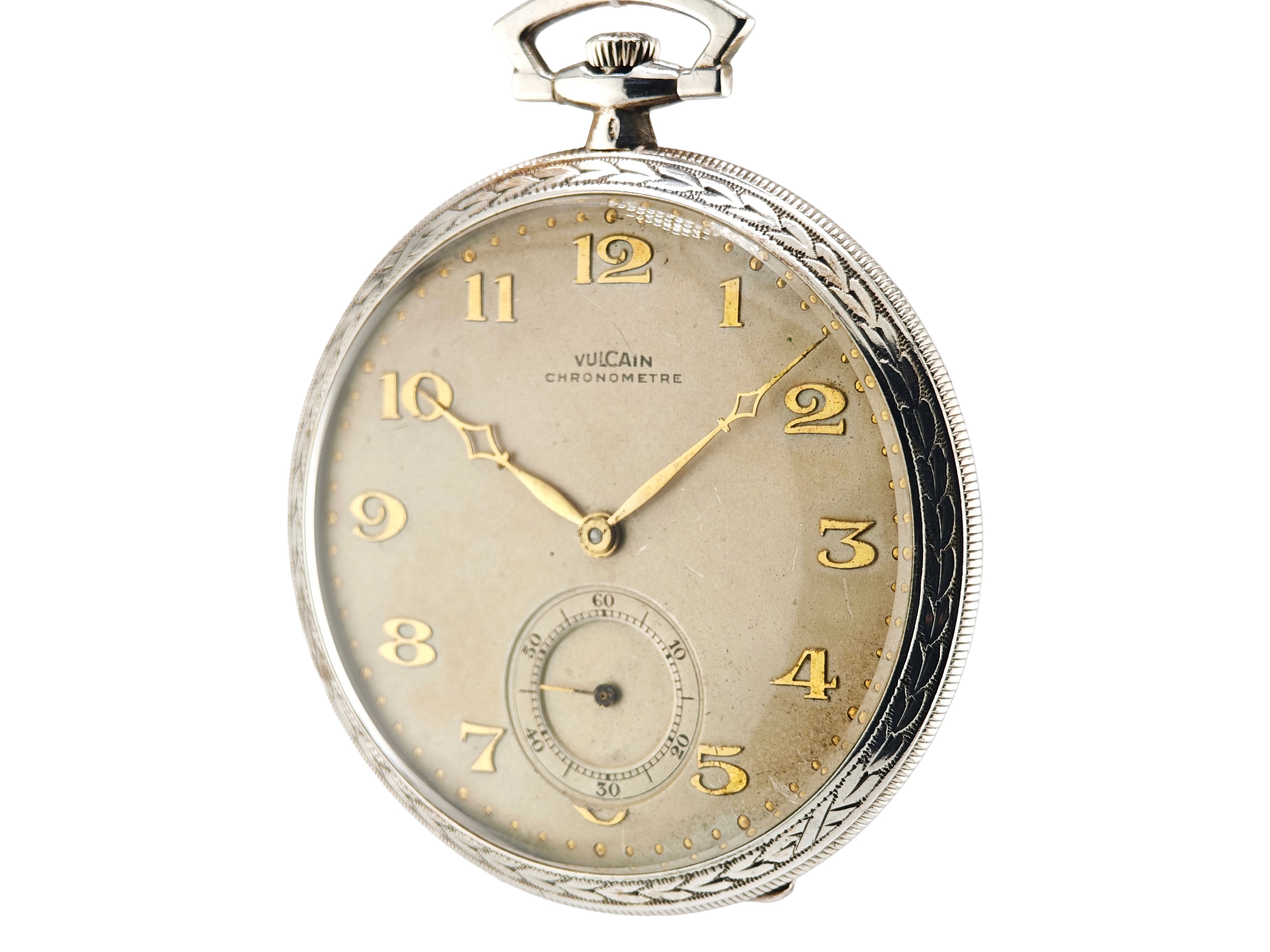 ヴァルカン 懐中時計 銀無垢 / Vulcain SILVER925 pocketwatch 30&