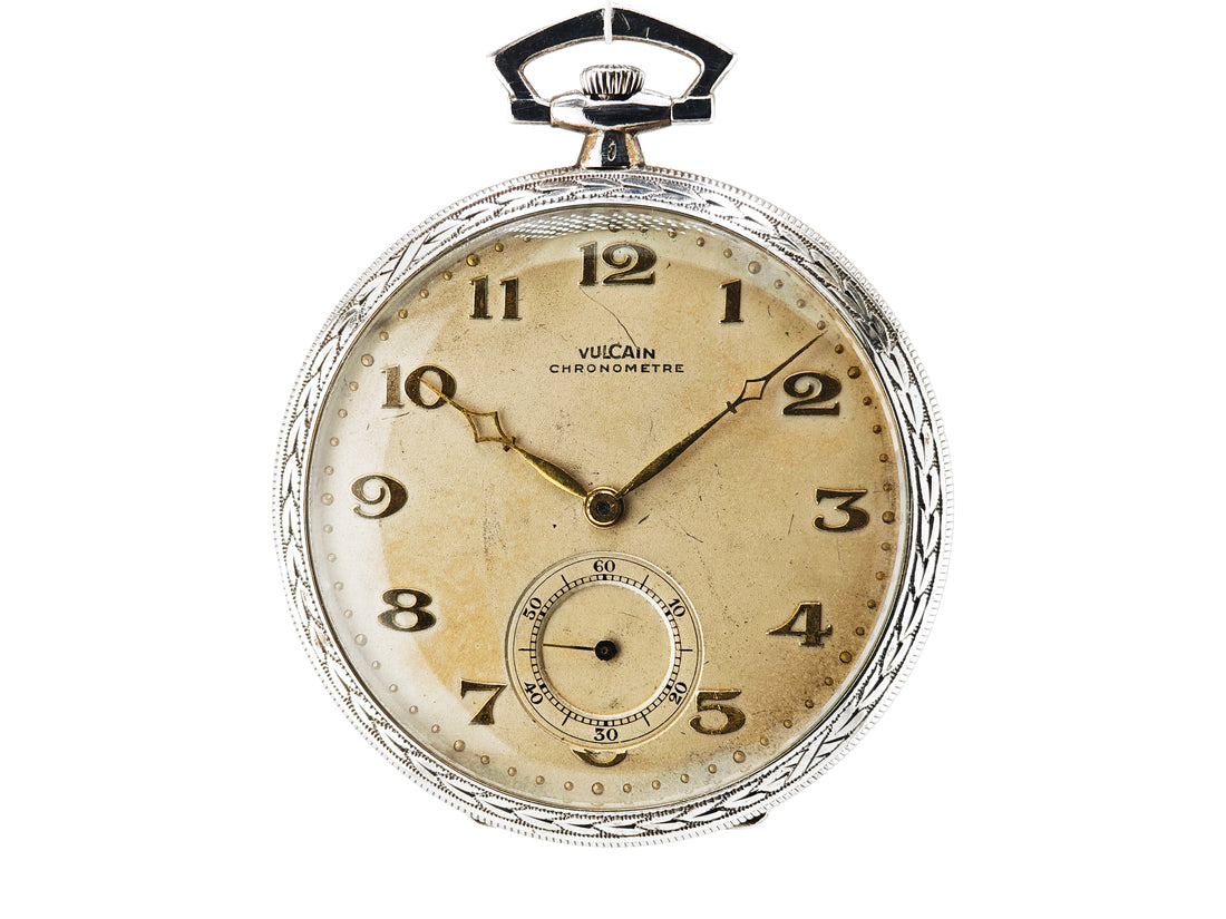 ヴァルカン 懐中時計 銀無垢 / Vulcain SILVER925 pocketwatch 30&