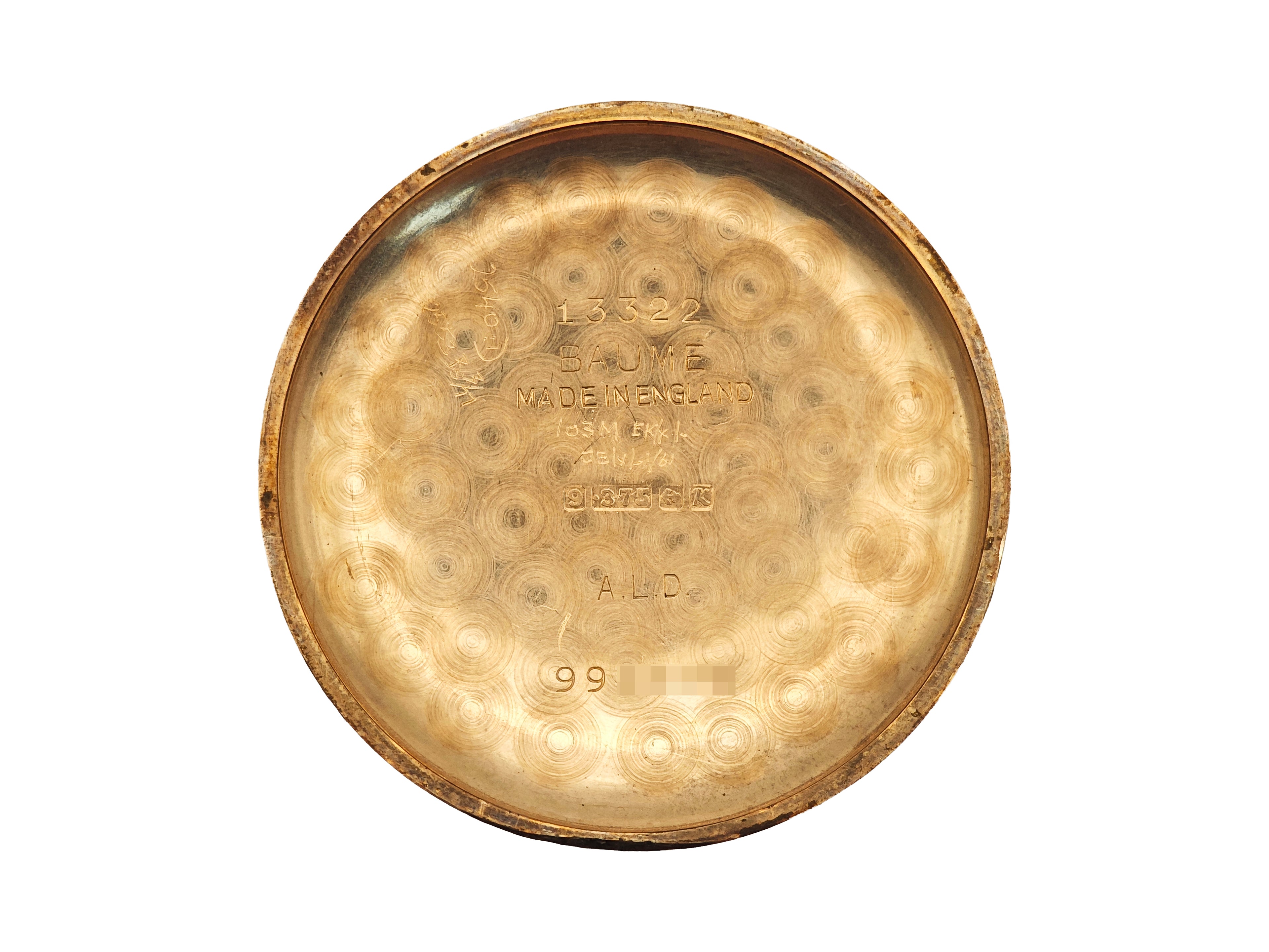 ロンジン デニソンケース 9K無垢 Ref.13322 \ LONGINES DENNISON case cal.12.68ZS 9ct gold