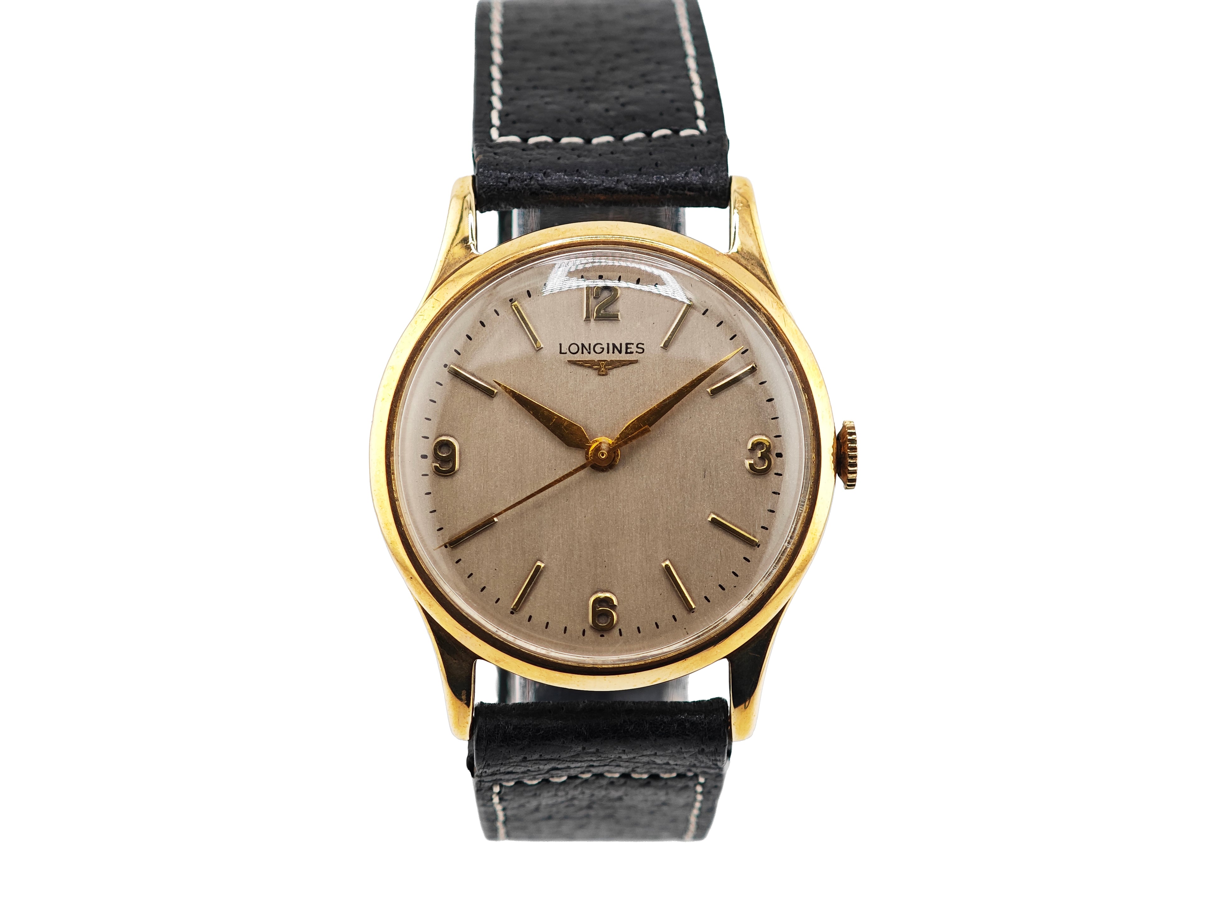 ロンジン デニソンケース 9K無垢 Ref.13322 \ LONGINES DENNISON case cal.12.68ZS 9ct gold