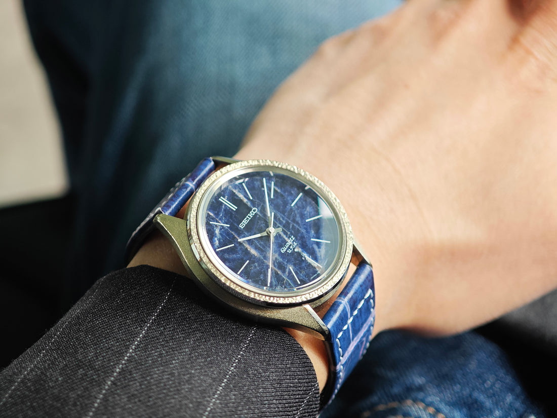 セイコー V.F.A.Quartz ソーダライトダイアル Ref.3820-6000 / SEIKO V.F.A. STONE DIAL 1973’s