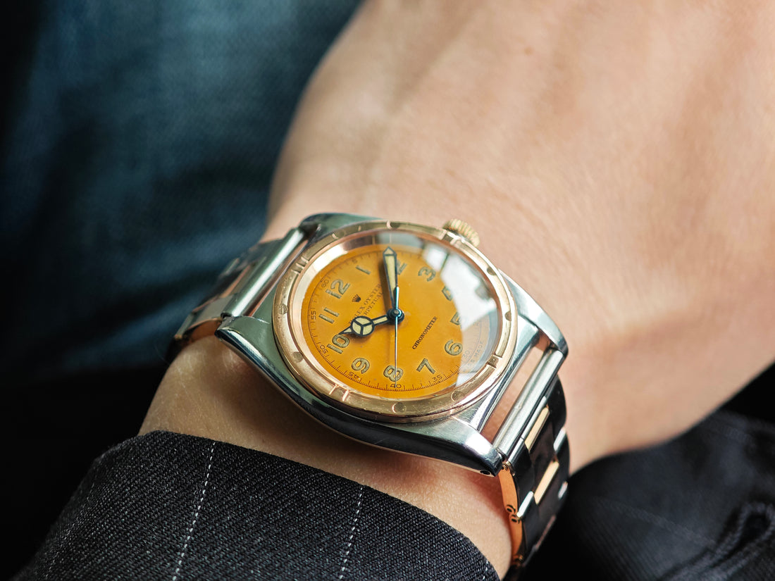 ロレックス バブルバック ピンクゴールドコンビ Ref.3372 / ROLEX Bubbleback