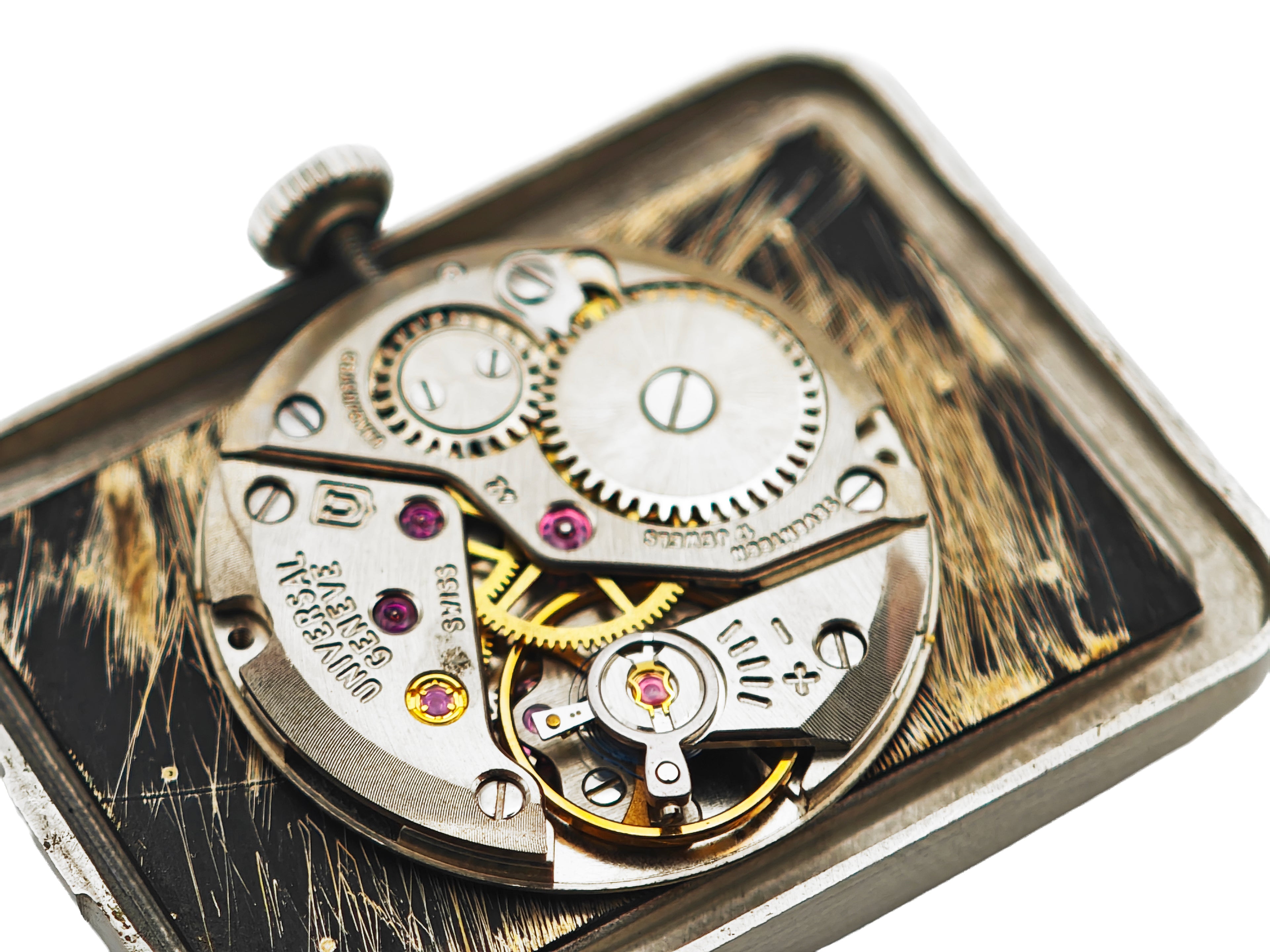 ユニバーサル・ジュネーブ レクタンギュラー Ref.842116/02 / Universal Genève Tank 70&