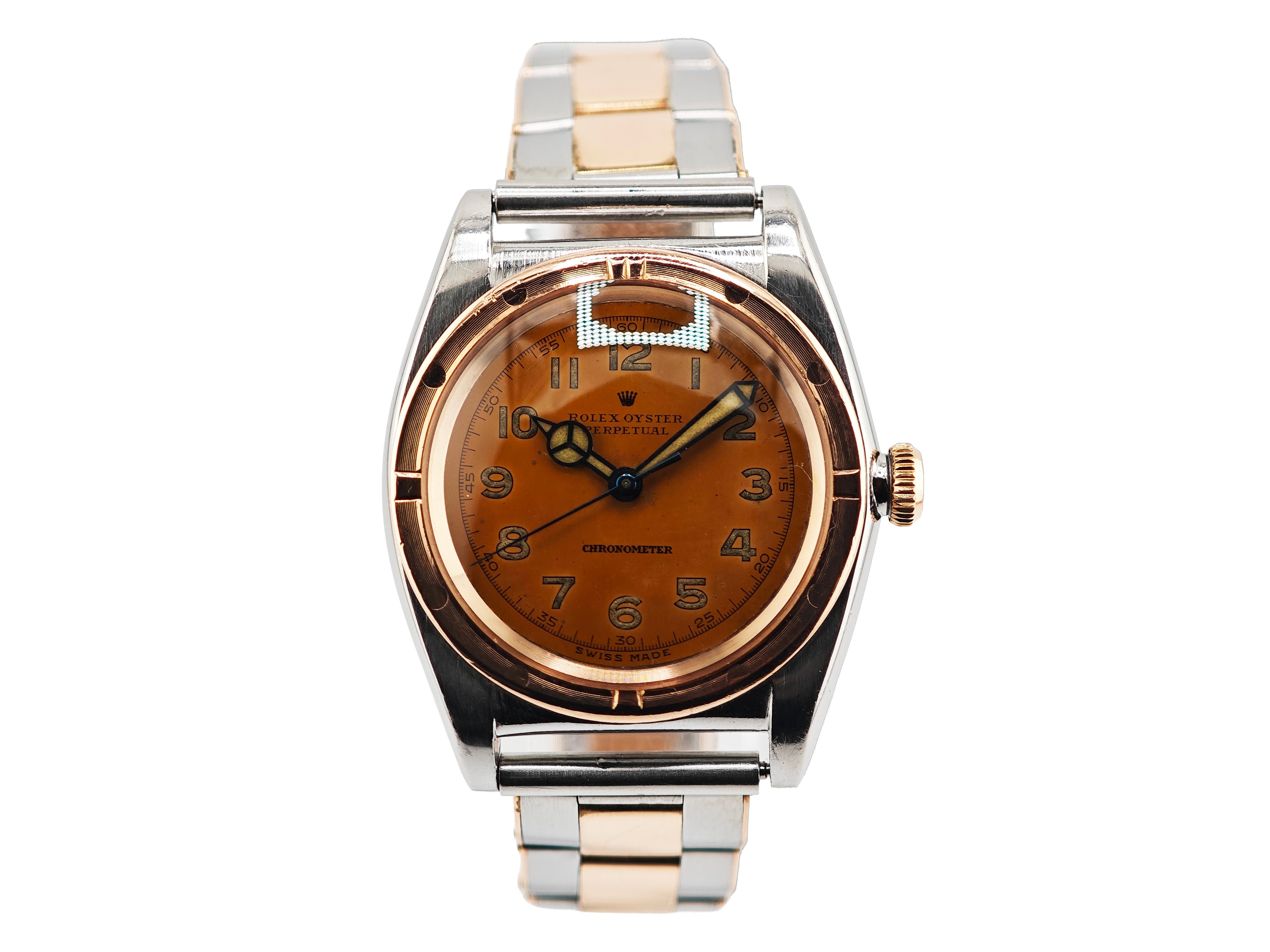 ロレックス バブルバック ピンクゴールドコンビ Ref.3372 / ROLEX Bubbleback