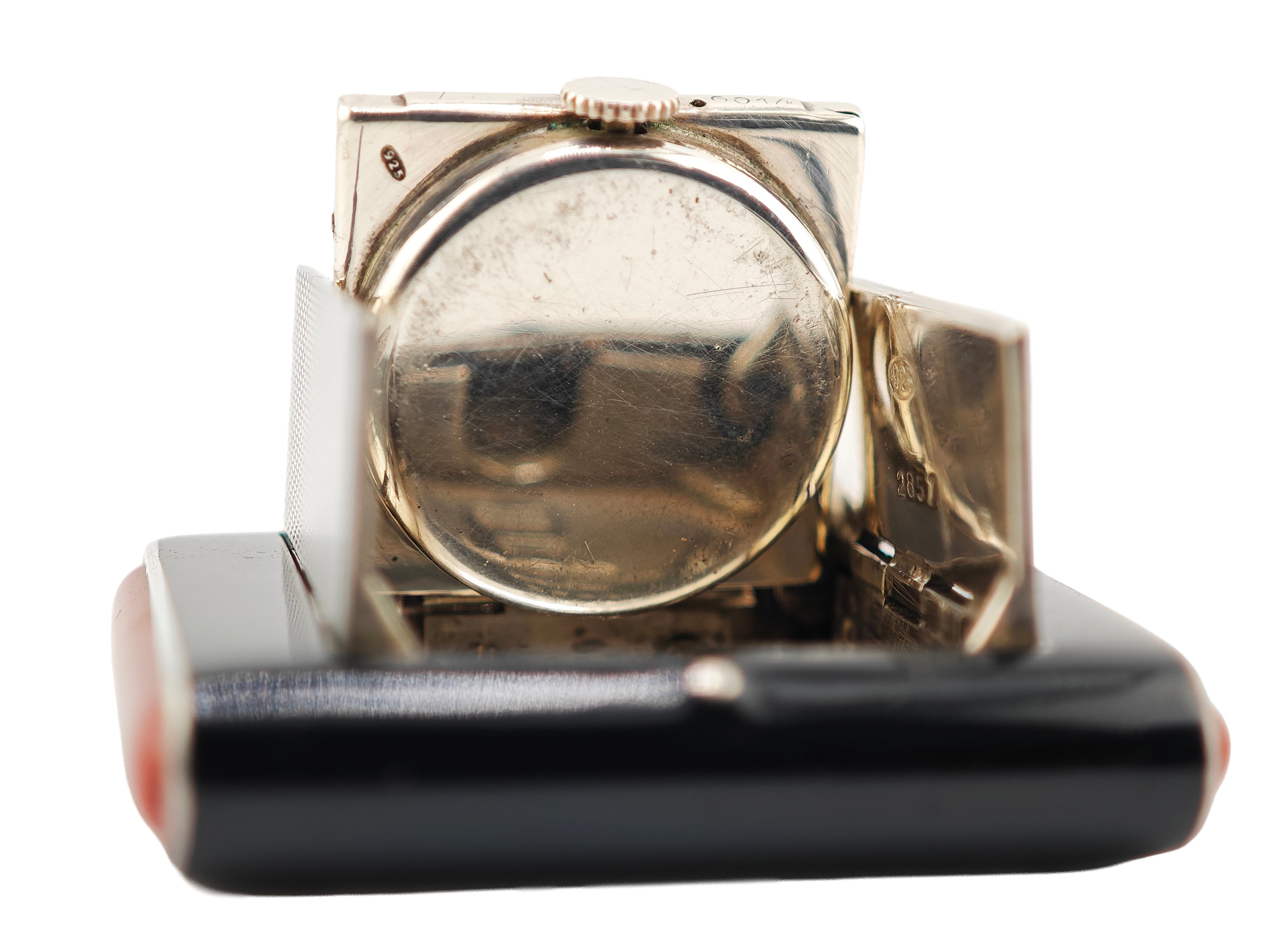 ダンヒル ラ・キャプティヴ トラベルパースウォッチ Ref.825925\2857 / Dunhill La Captive Lacquer Travel Watch 30&