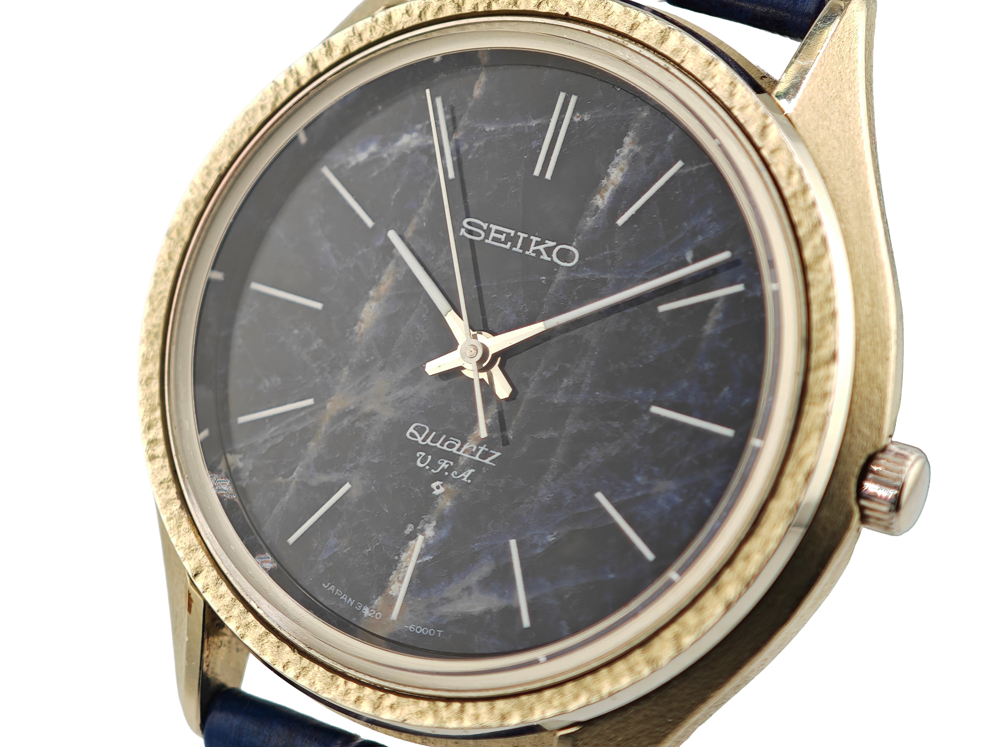 セイコー V.F.A.Quartz ソーダライトダイアル Ref.3820-6000 / SEIKO V.F.A. STONE DIAL 1973’s